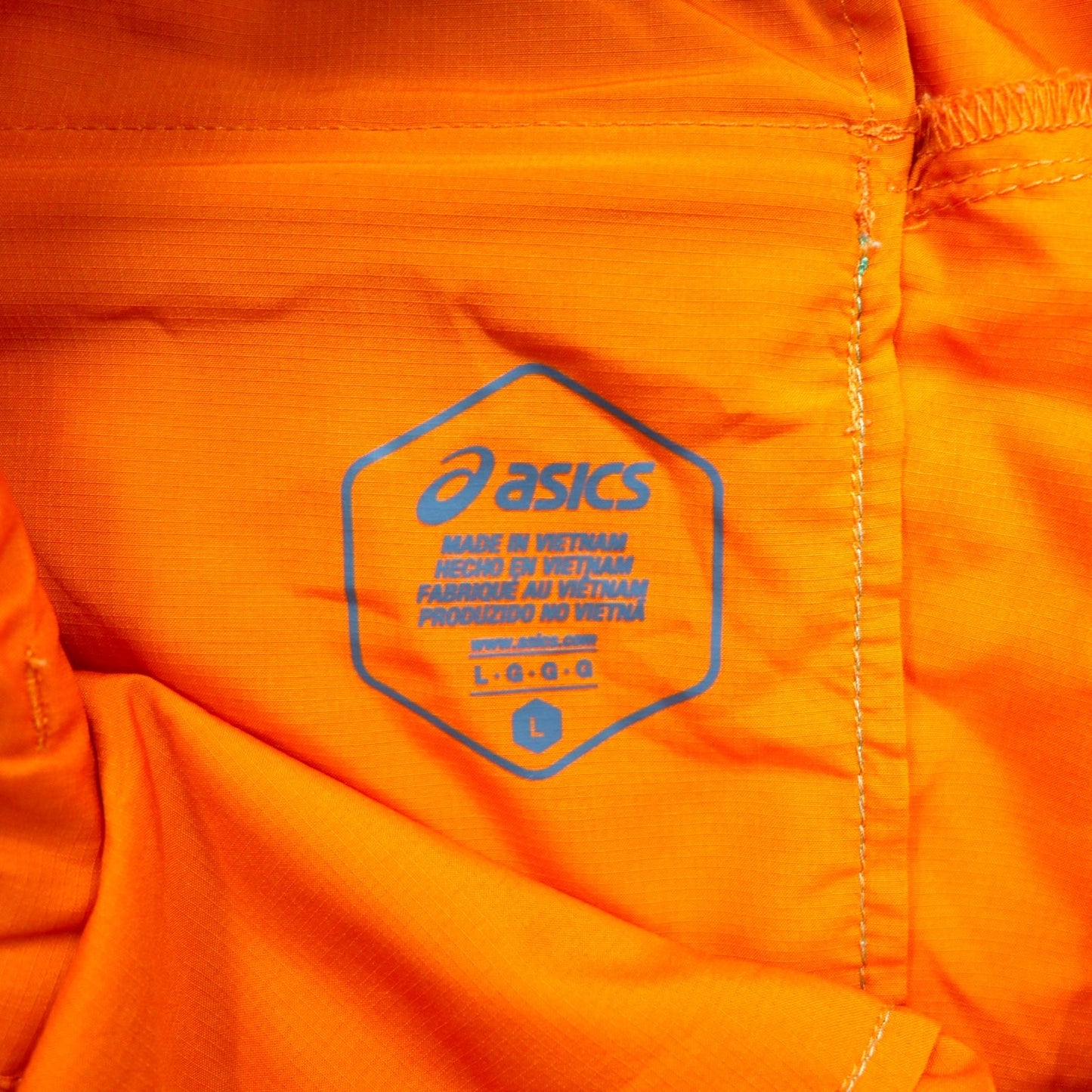 KIKO KOSTADINOV × asics ウーヴンパンツ WOVEN PANTS トラックパンツ L オレンジ