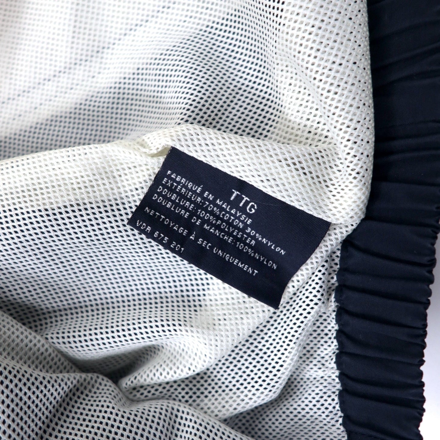 NAUTICA 00年代 セーリングジャケット XXL ネイビー イエロー コットン ナイロン フード収納式 ビッグサイズ