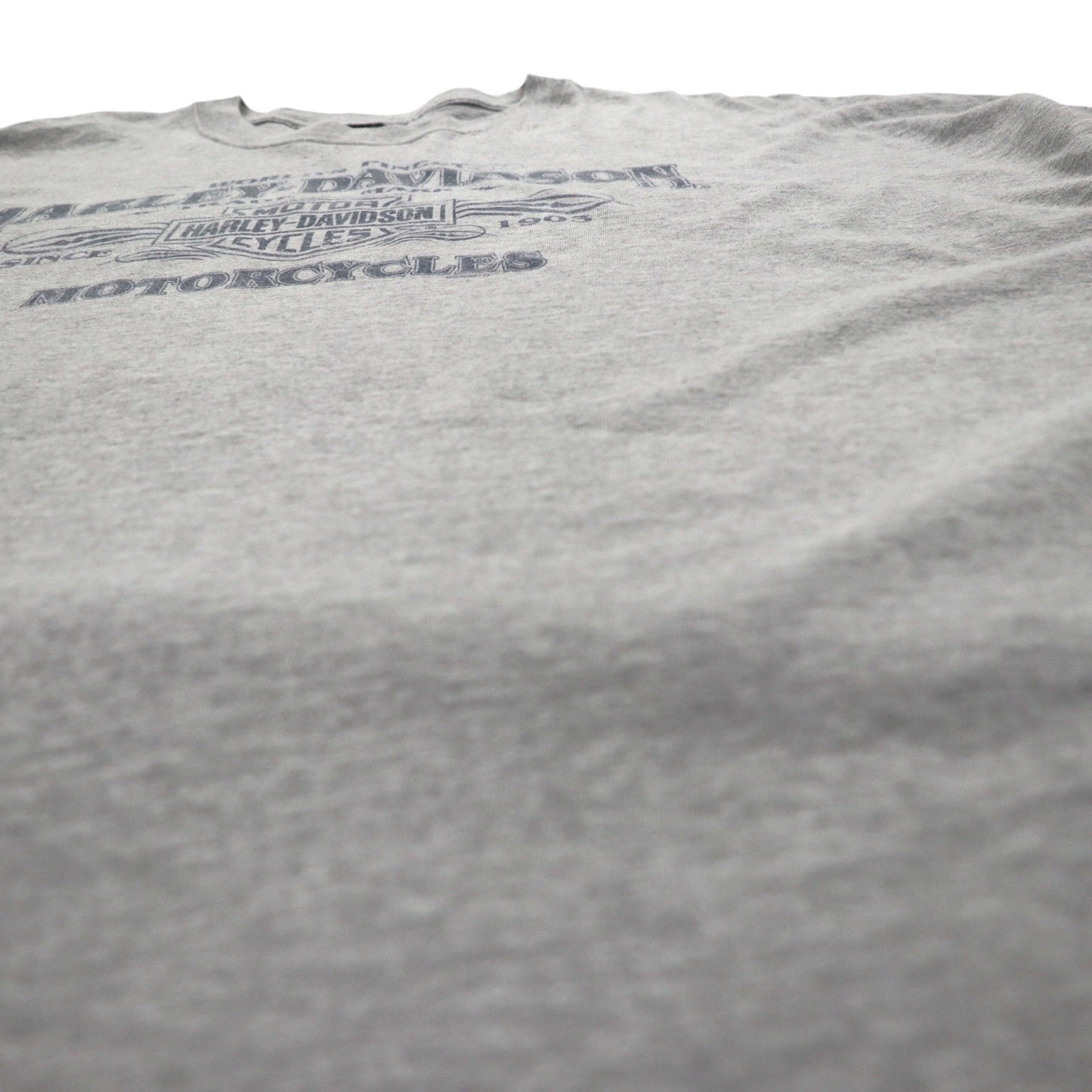 HARLEY DAVIDSON 00年代 両面プリント Tシャツ 2XL ビッグサイズ グレー コットン WINCHESTER