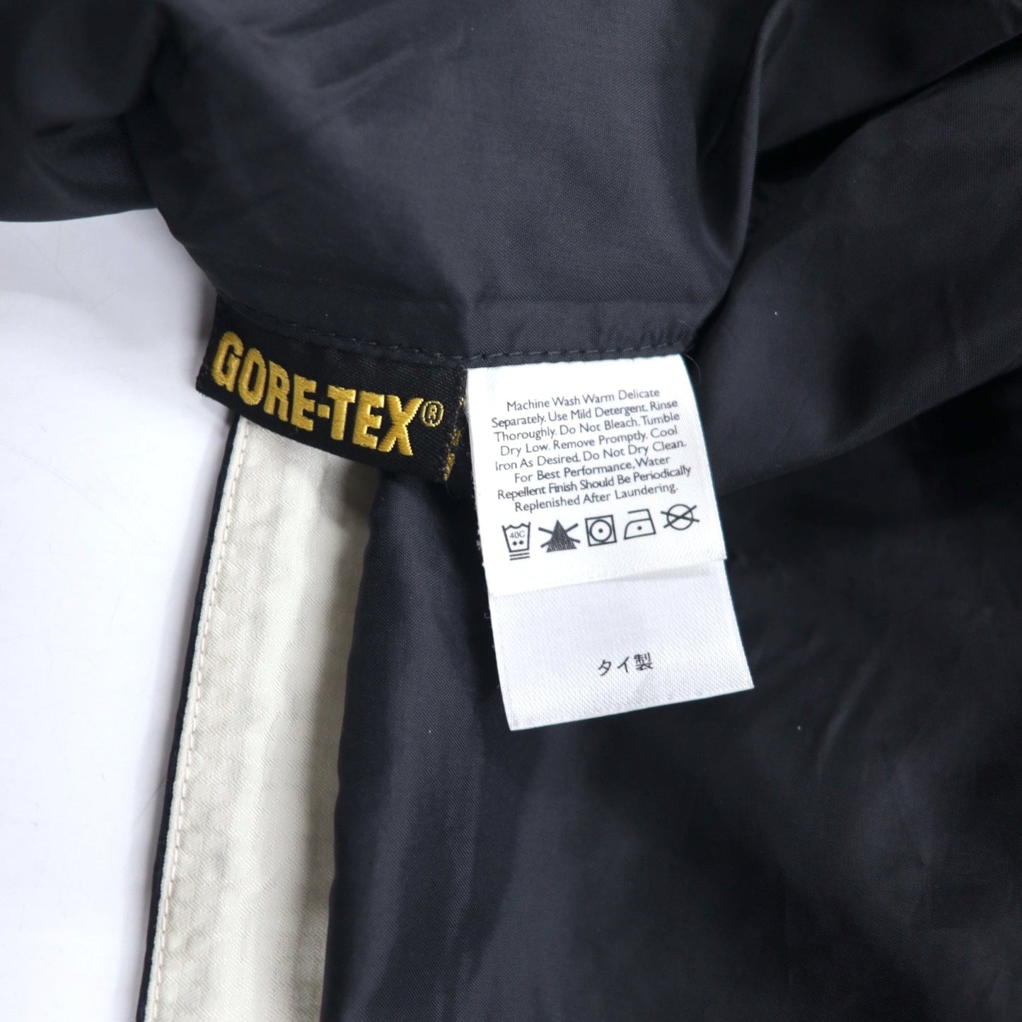 Eddie Bauer 90年代 EBTEK ゴアテックス GORE-TEX マウンテンパーカー M ブラック 防水 フード着脱式