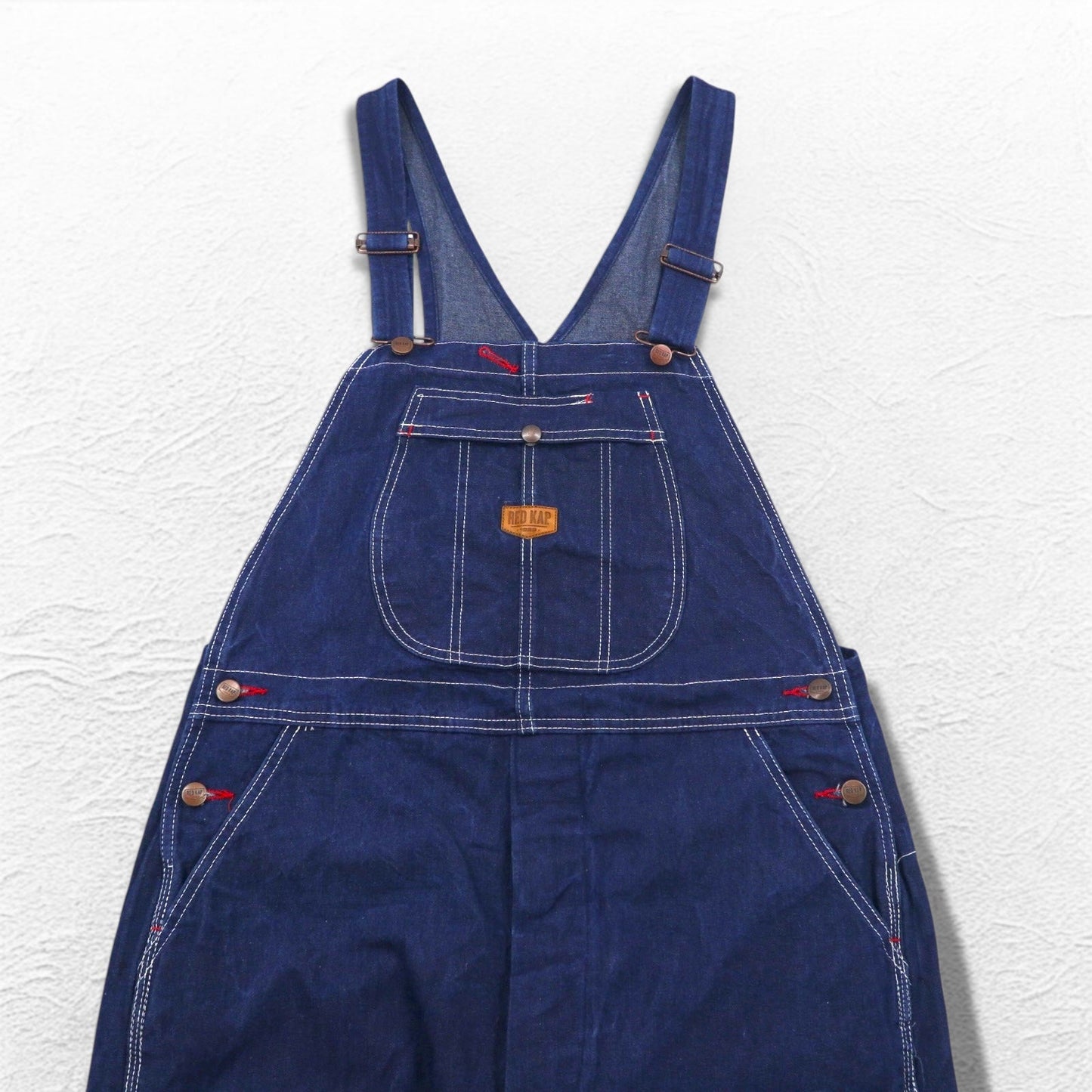 RED KAP デニム オーバーオール L インディゴ ブルー BD10DN メキシコ製