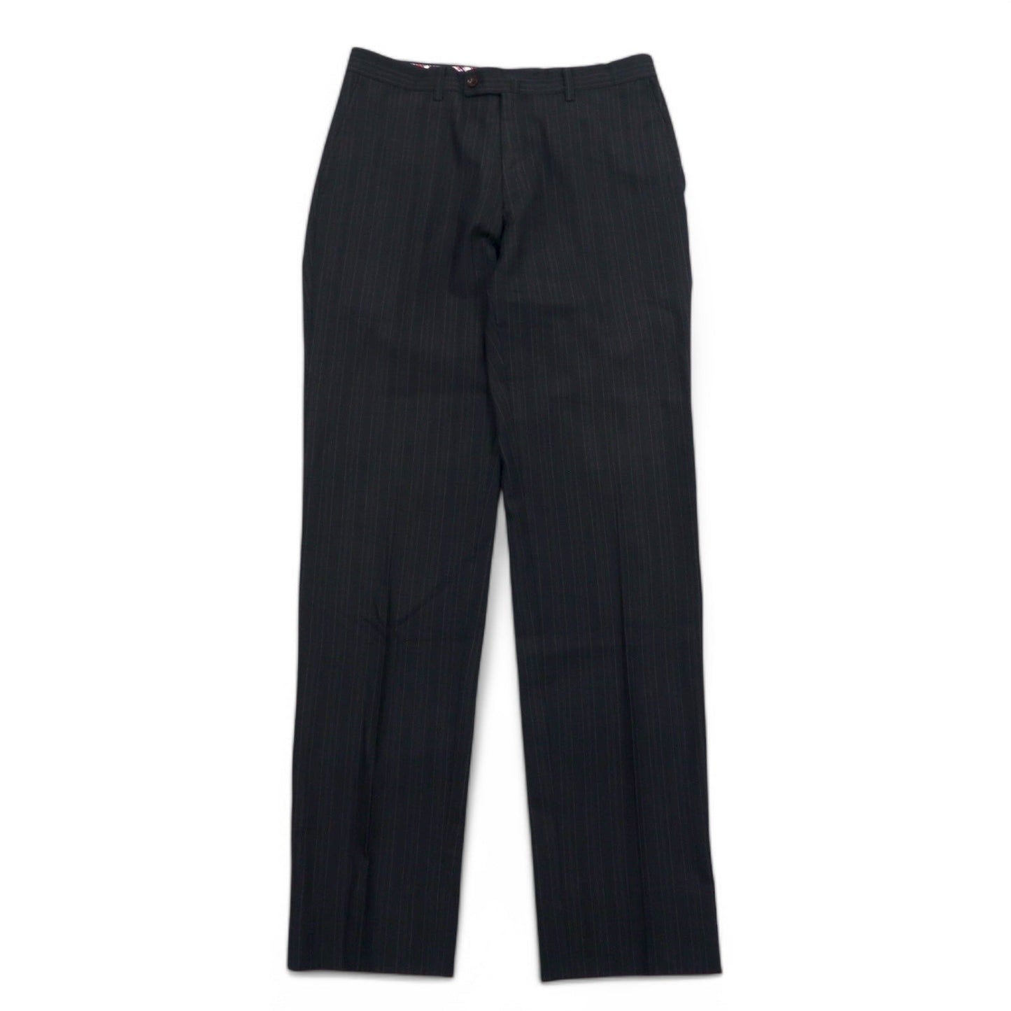 PERSON'S FOR MEN 2B スーツ セットアップ XL グレー ストライプ ウール