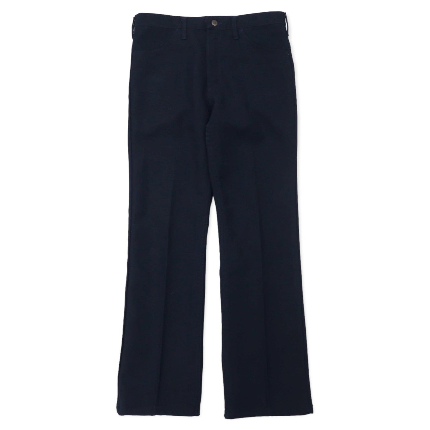 Wrangler USA製 90年代 ランチャーパンツ 34 ネイビー ポリエステル センタープレス 82NY