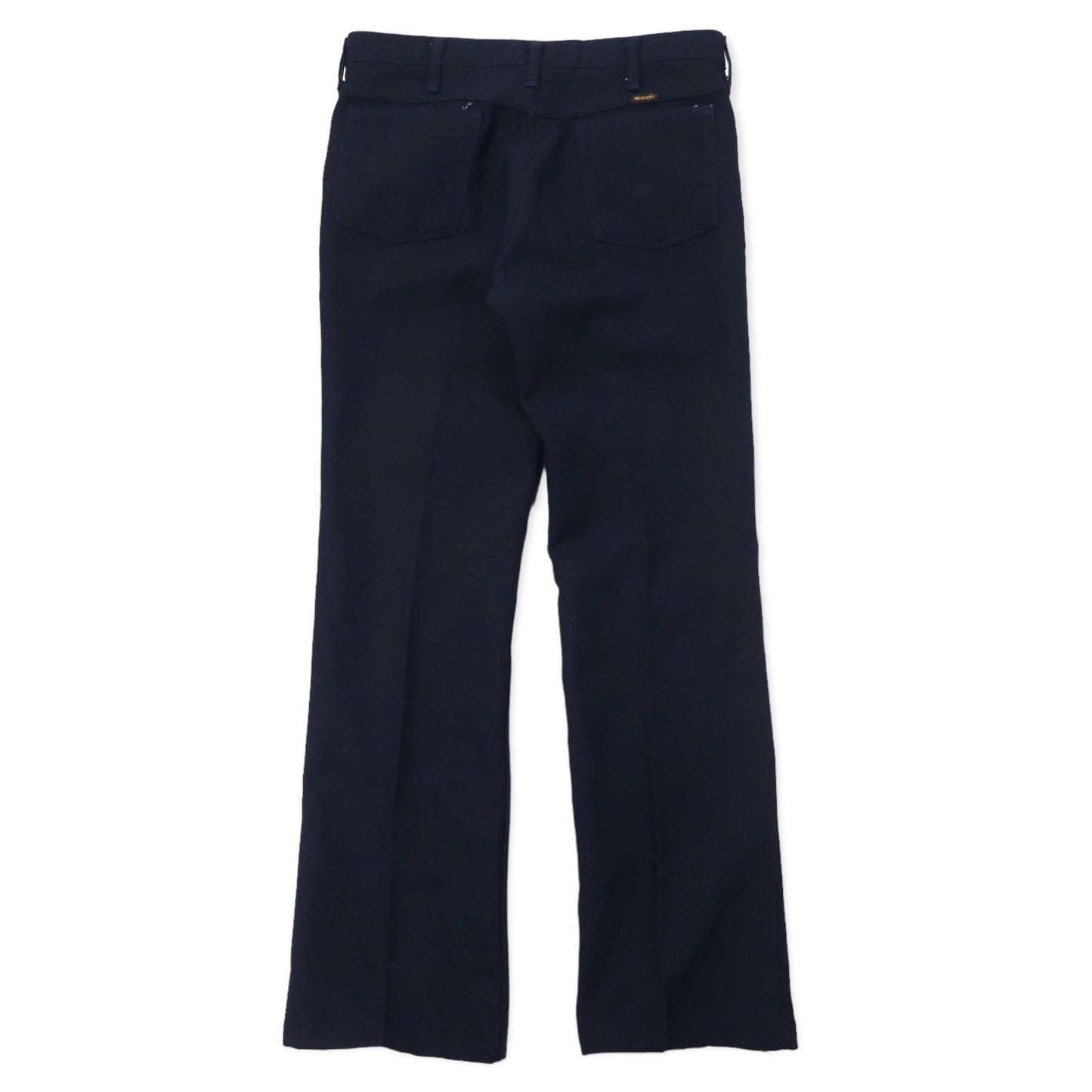 Wrangler USA製 90年代 ランチャーパンツ 34 ネイビー ポリエステル センタープレス 82NY