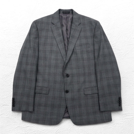LAUREN RALPH LAUREN 2B テーラードジャケット スーツ XL グレー チェック Macy's 別注