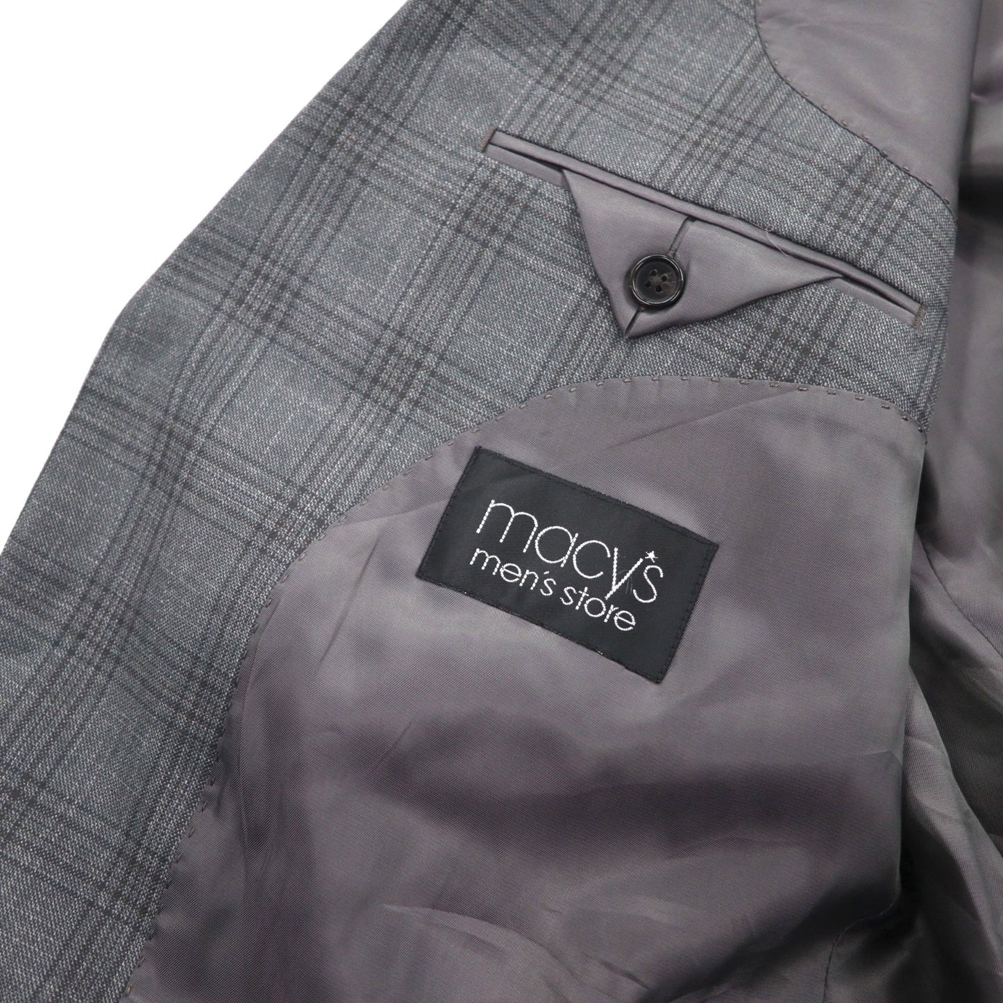 LAUREN RALPH LAUREN 2B テーラードジャケット スーツ XL グレー チェック Macy's 別注