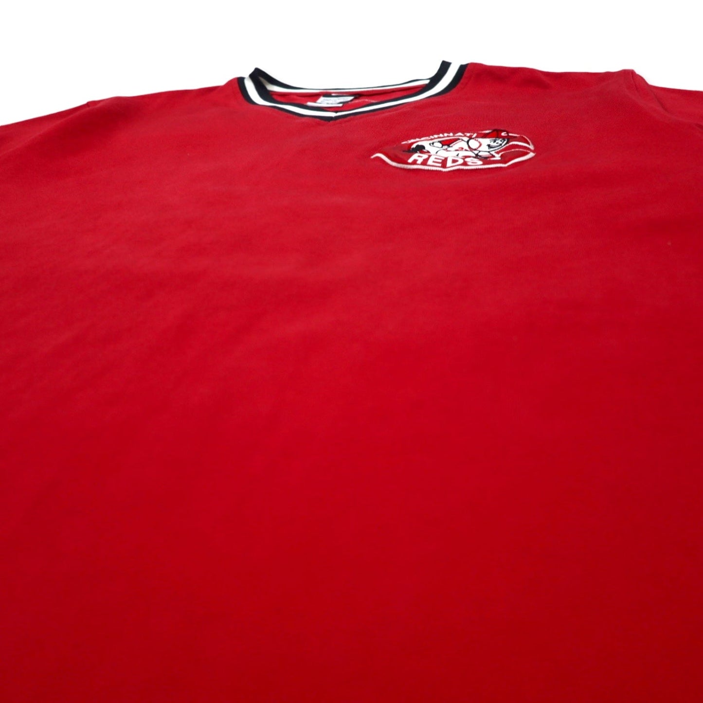 NIKE ゲームシャツ ベースボールシャツ XXL レッド コットン ポリエステル COOPERSTOWN COLLECTION ナンバリング MLB CINCINNATI REDS ビッグサイズ