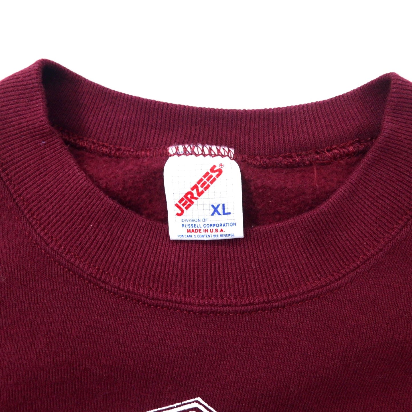 JERZEES USA製 90年代 プリント スウェット XL ボルドー コットン 裏起毛 A Moment In Time