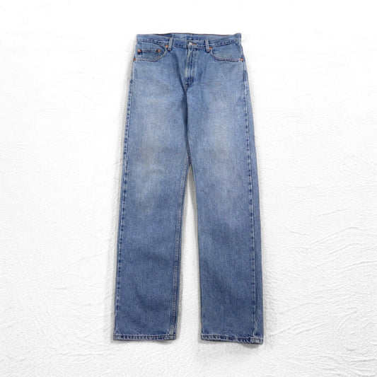 Levi's 00年代 505 REGULAR FIT STRAIGHT LEG テーパードデニムパンツ L インディゴ ブルー ジッパーフライ 505-4891 エルサルバドル製