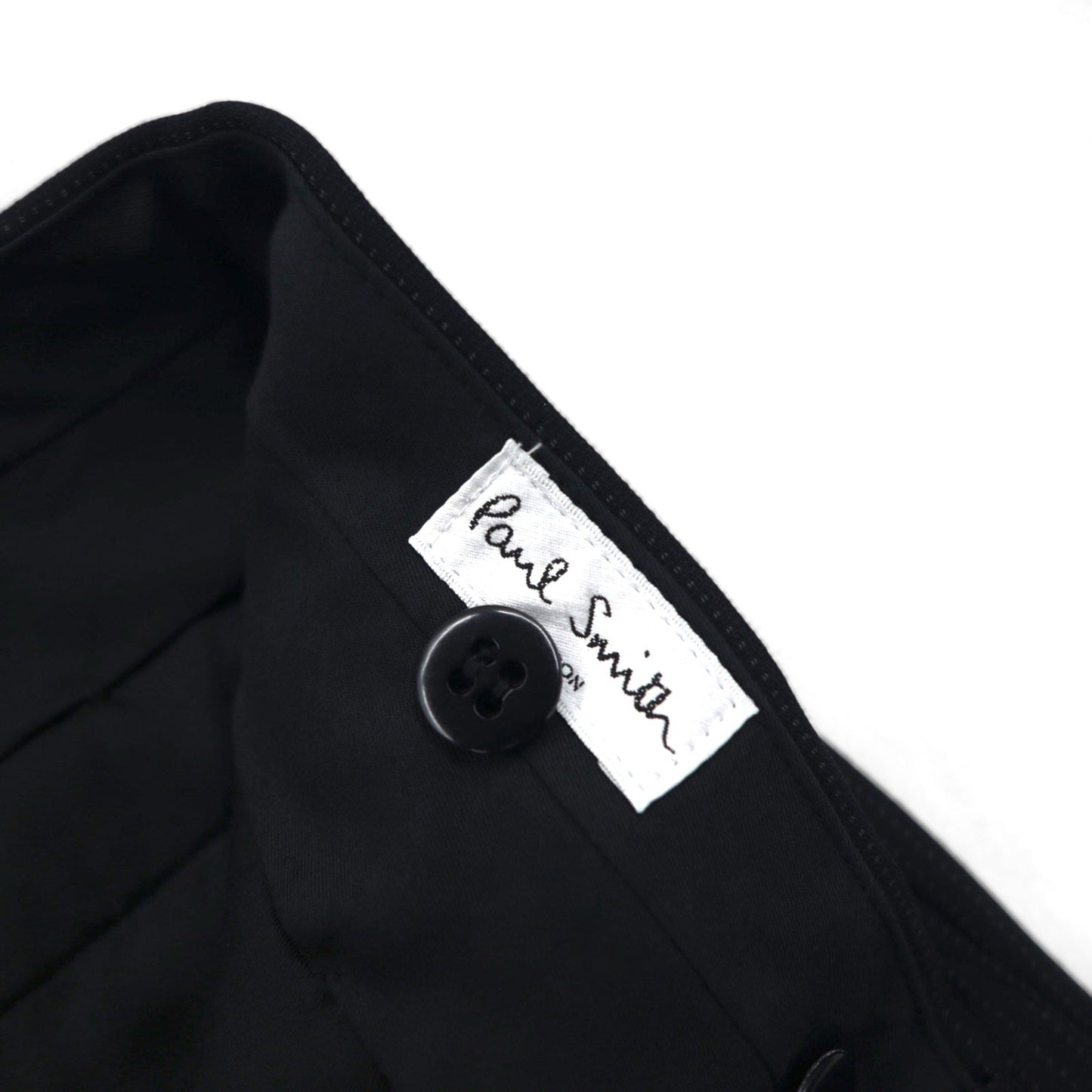 Paul Smith 90年代 3B スーツ セットアップ XL ブラック バーズアイ LANIFICIO FINTES イタリア生地 日本製