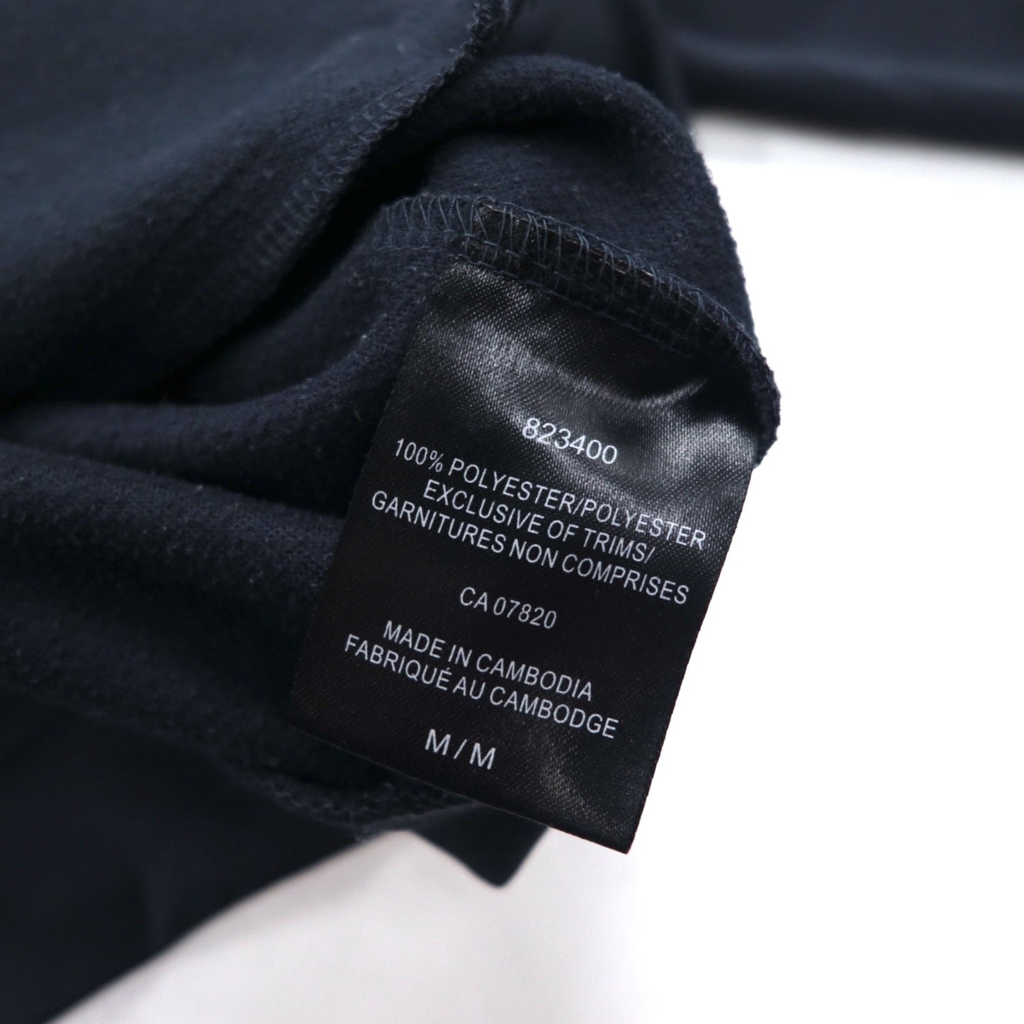 F-BOX by FILA ハイネック スタンドカラー トラックジャケット ジャージ M ネイビー ロゴプリント