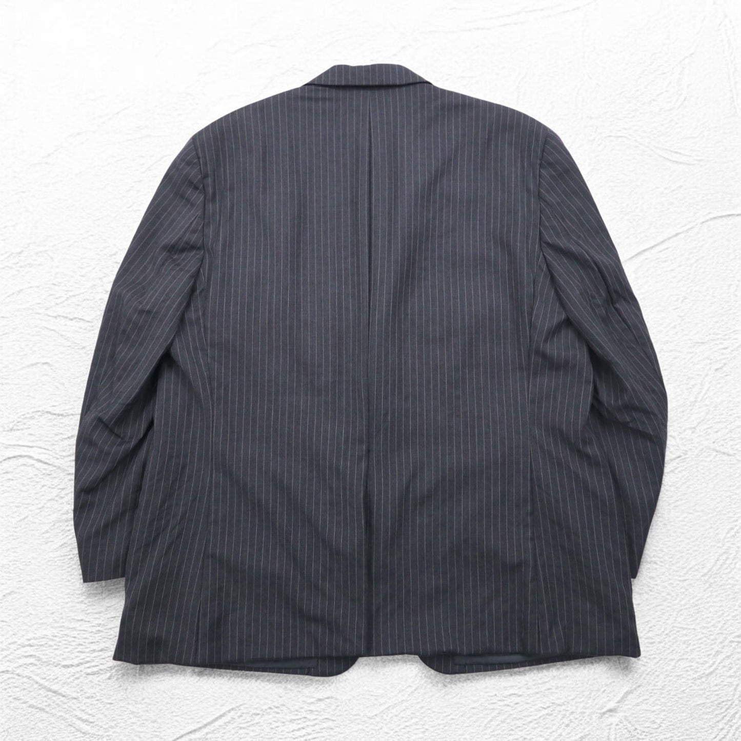 RALPH LAUREN 2B テーラードジャケット スーツ L グレー ストライプ ウール Dillard's 別注