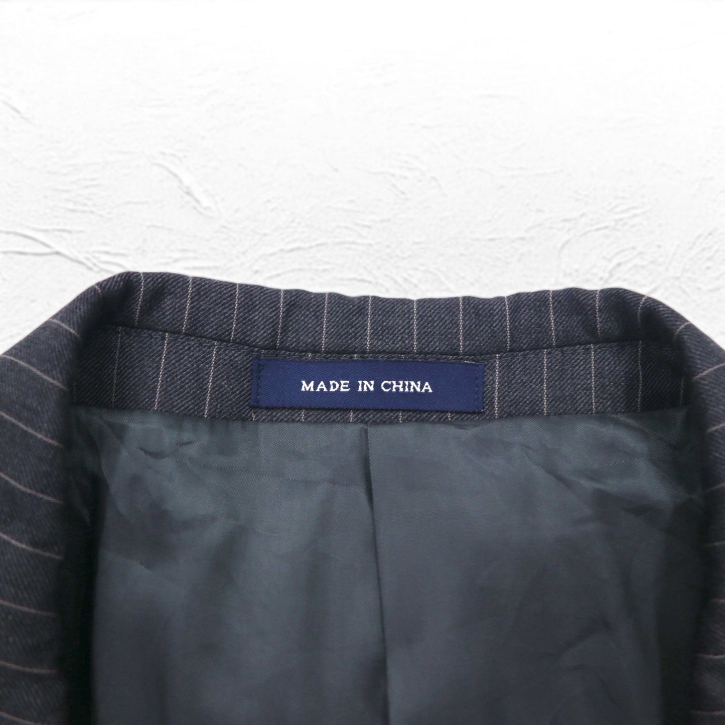 RALPH LAUREN 2B テーラードジャケット スーツ L グレー ストライプ ウール Dillard's 別注