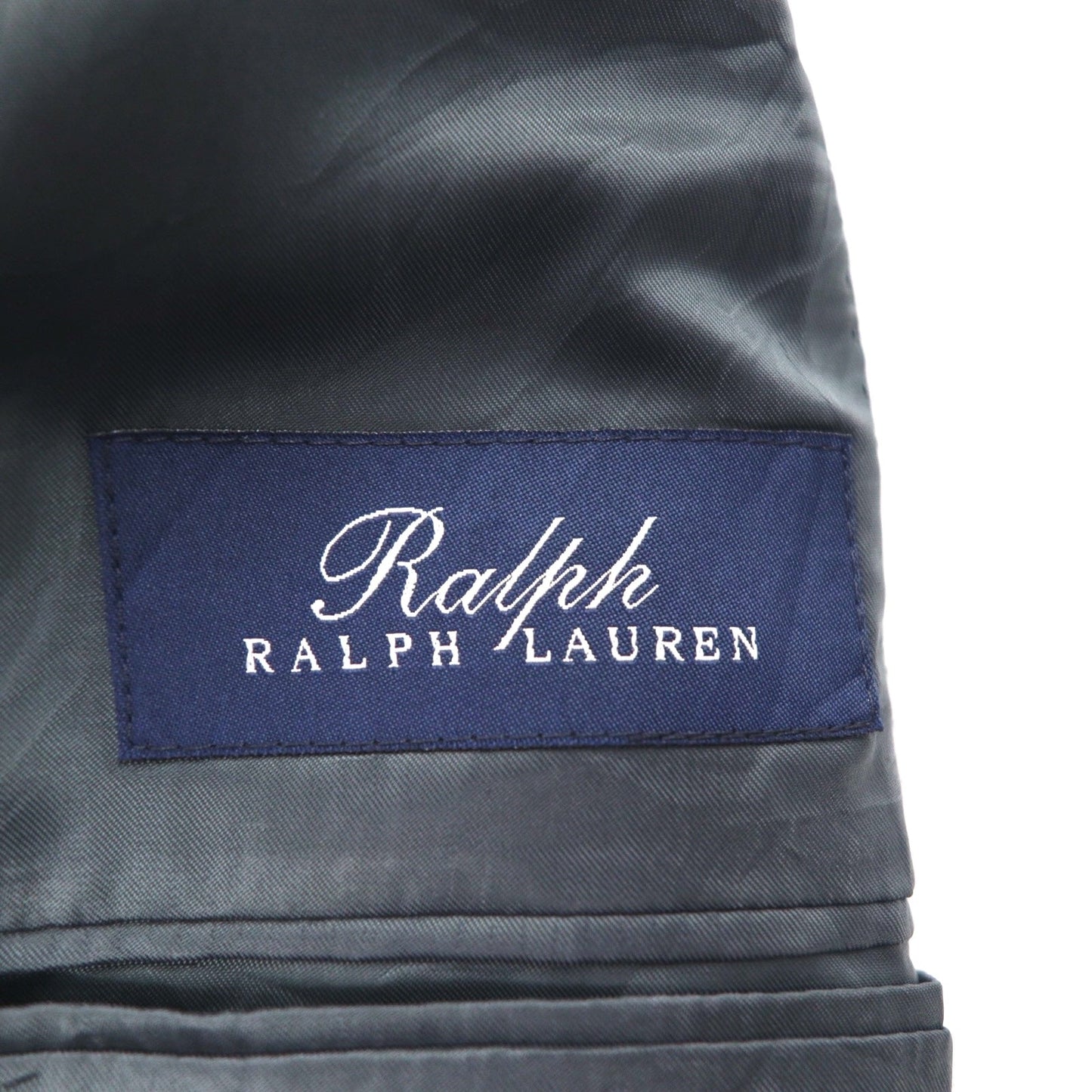 RALPH LAUREN 2B テーラードジャケット スーツ L グレー ストライプ ウール Dillard's 別注