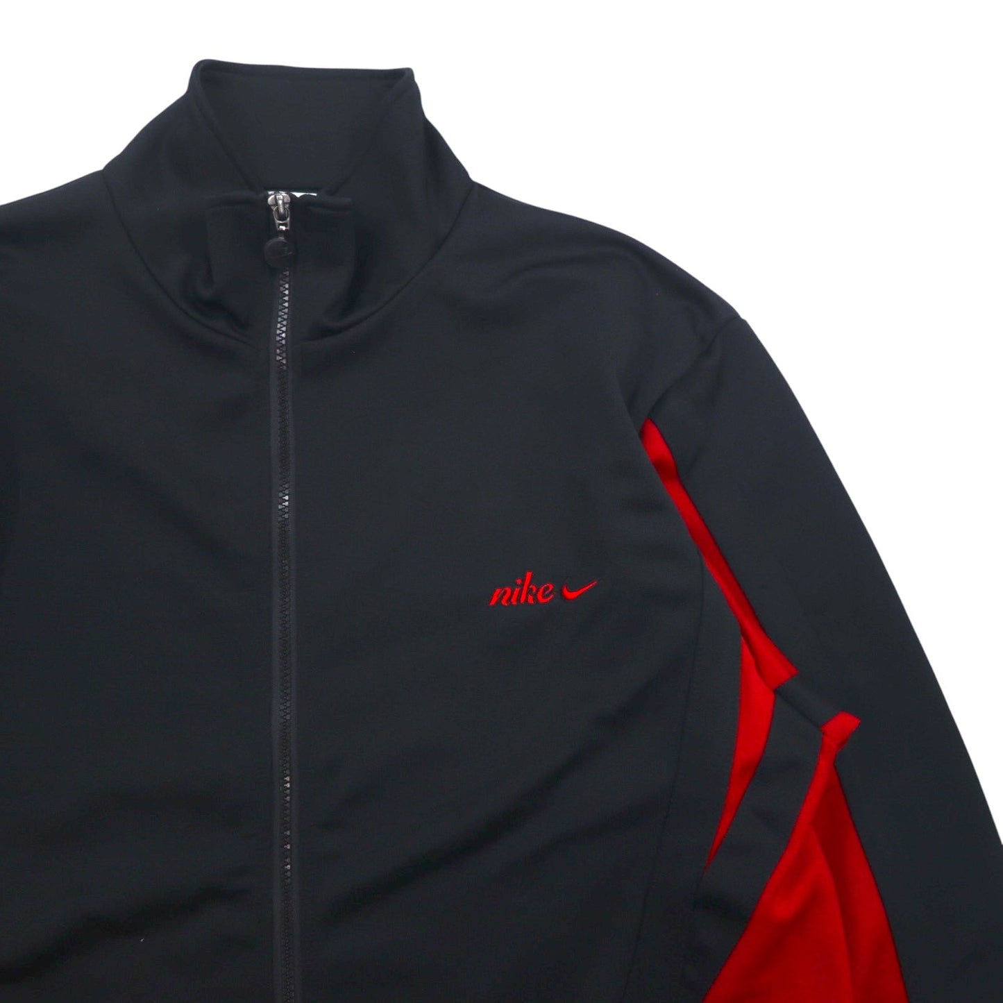 NIKE 00年代 トラックジャケット セットアップジャージ L ブラック レッド スウォッシュ