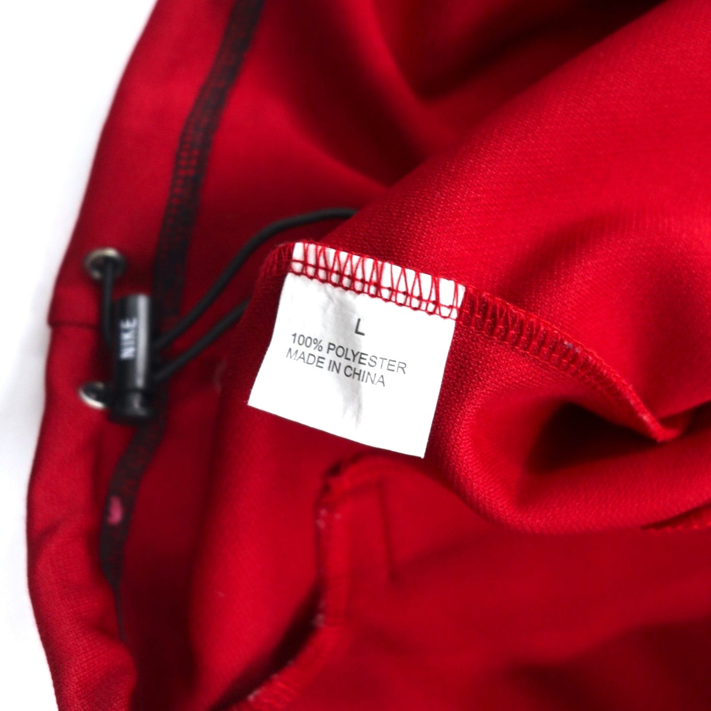 NIKE 00年代 トラックジャケット セットアップジャージ L ブラック レッド スウォッシュ