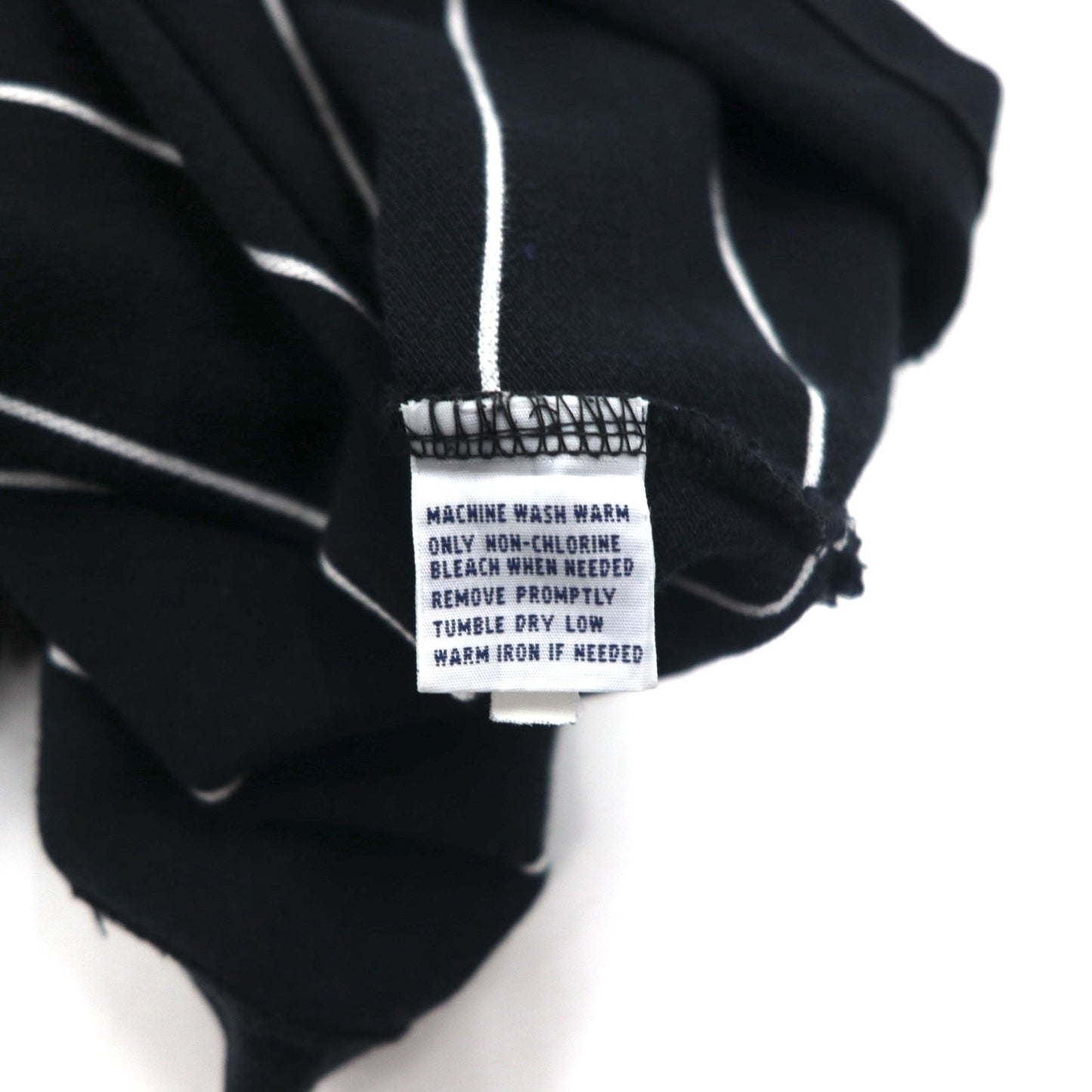 Polo by Ralph Lauren 90年代 ボーダー ポロシャツ 2XL BIG ビッグサイズ ブラック 鹿の子 スモールポニー刺繍