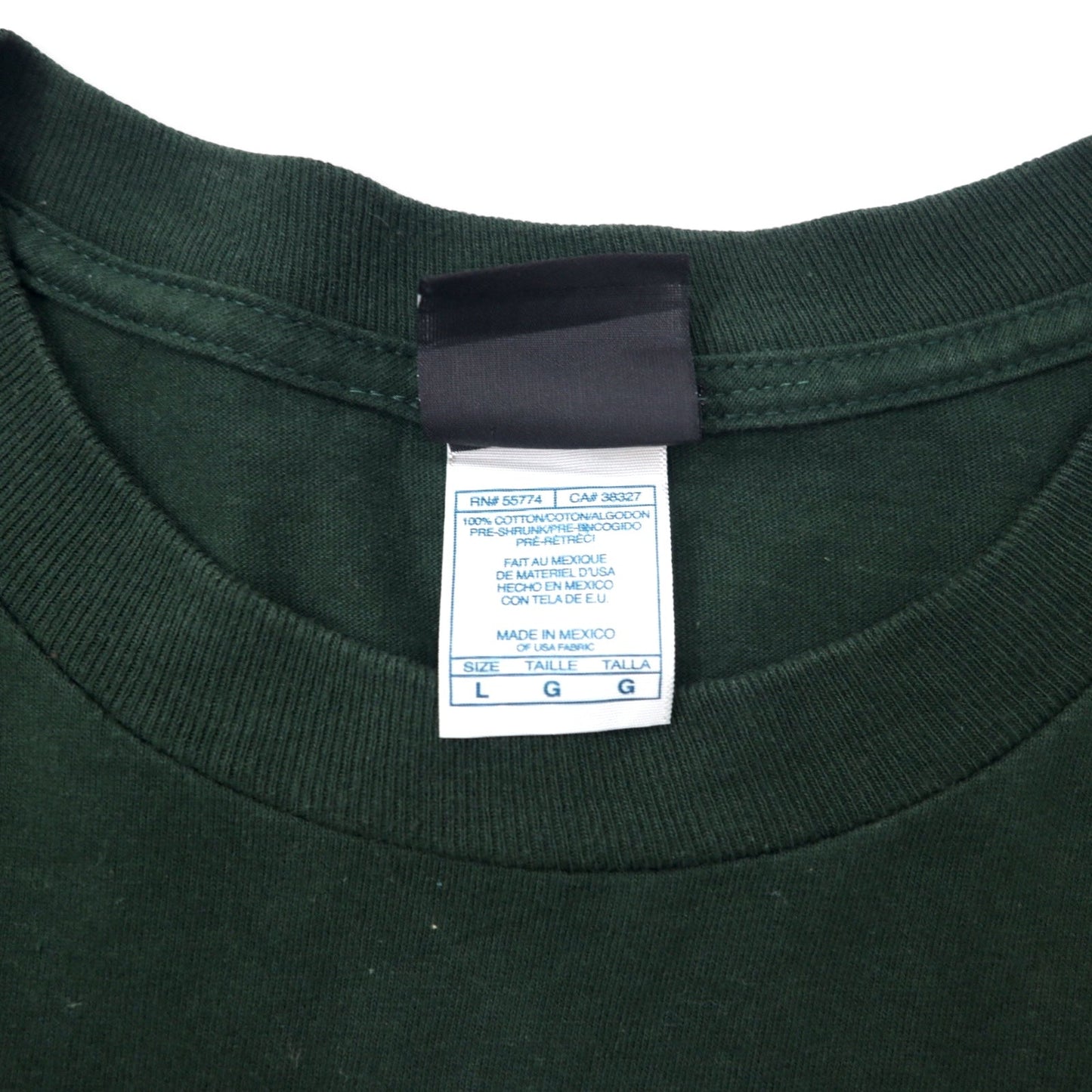 NFL TEAM APPAREL パッカーズ プリント ロングスリーブ Tシャツ ロンT L グリーン コットン PACKERS メキシコ製