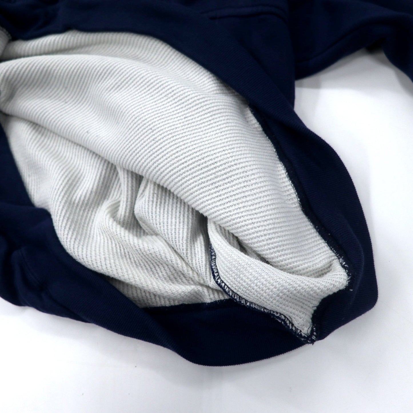 GRAND BANKS PERFORMANCE BIG SIZE 90年代 ダブルフェイス ハーフボタン プルオーバーパーカー 2XL ネイビー コットン ヘビーウェイト