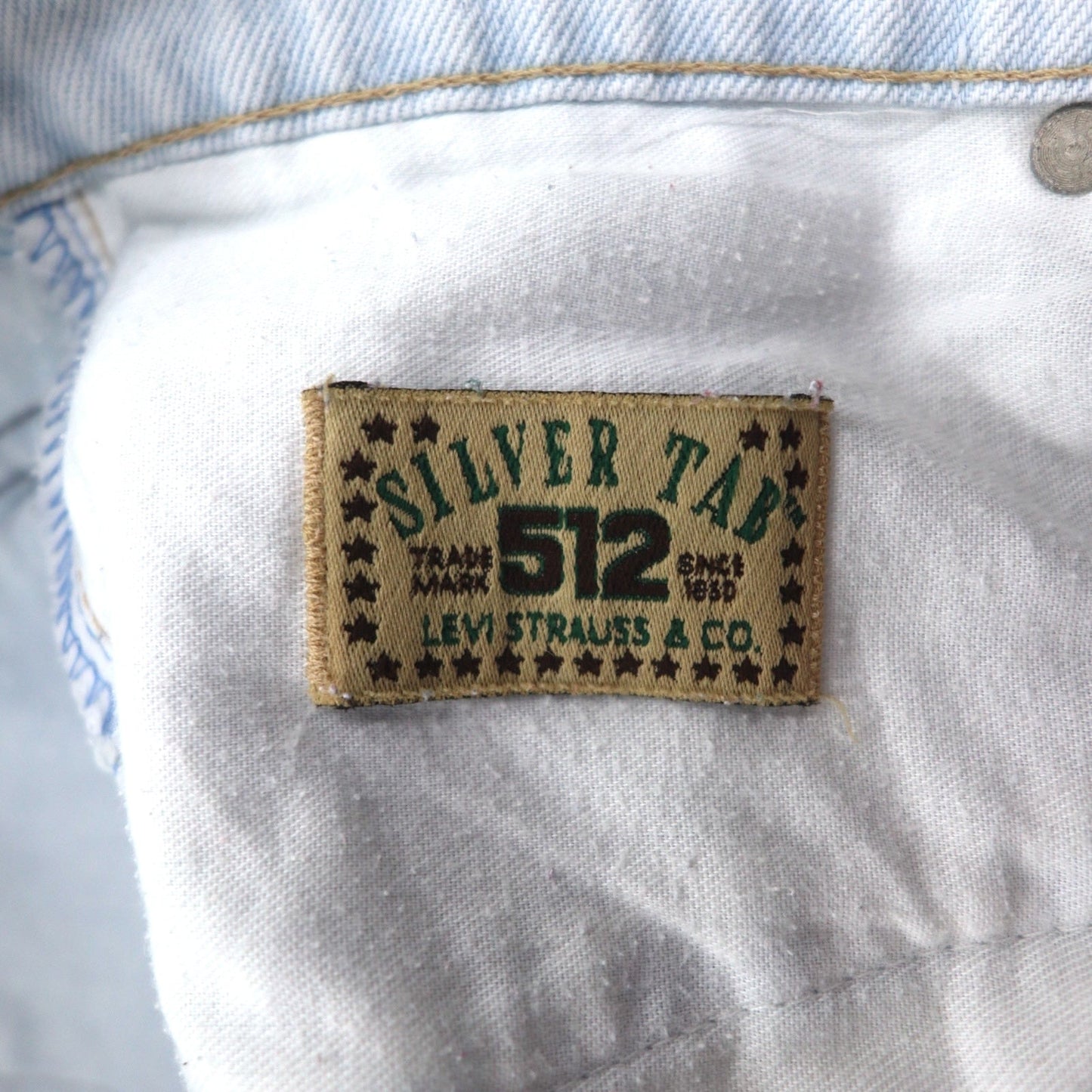 Levi's SILVER TAB 90年代 USA製 シルバータブ 512 テーパード デニムパンツ M ブルー 40512-0736