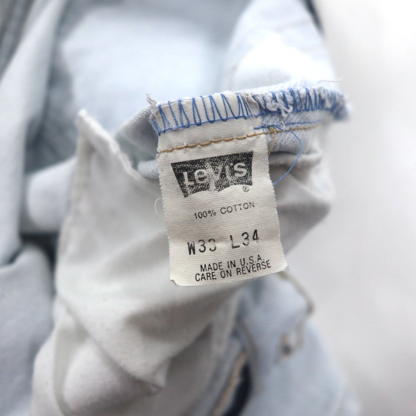 Levi's SILVER TAB 90年代 USA製 シルバータブ 512 テーパード デニムパンツ M ブルー 40512-0736