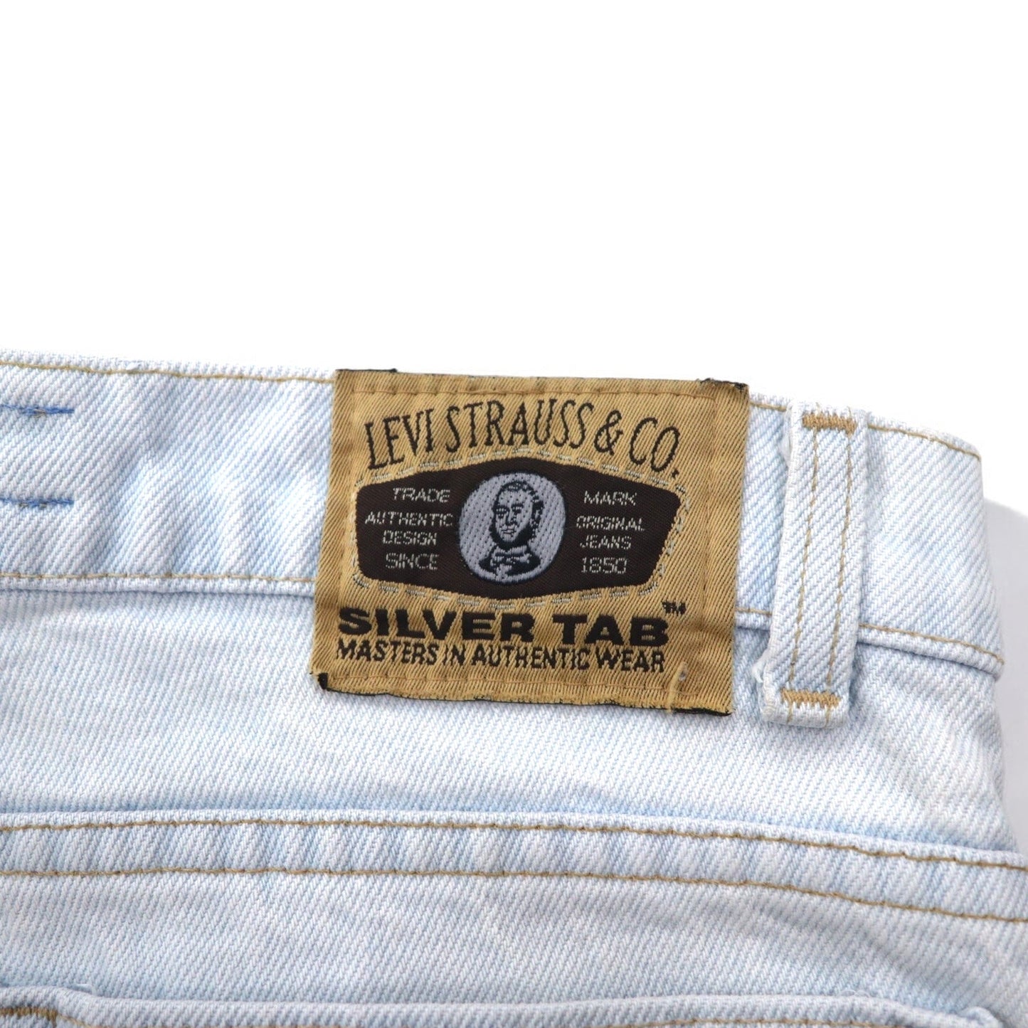 Levi's SILVER TAB 90年代 USA製 シルバータブ 512 テーパード デニムパンツ M ブルー 40512-0736
