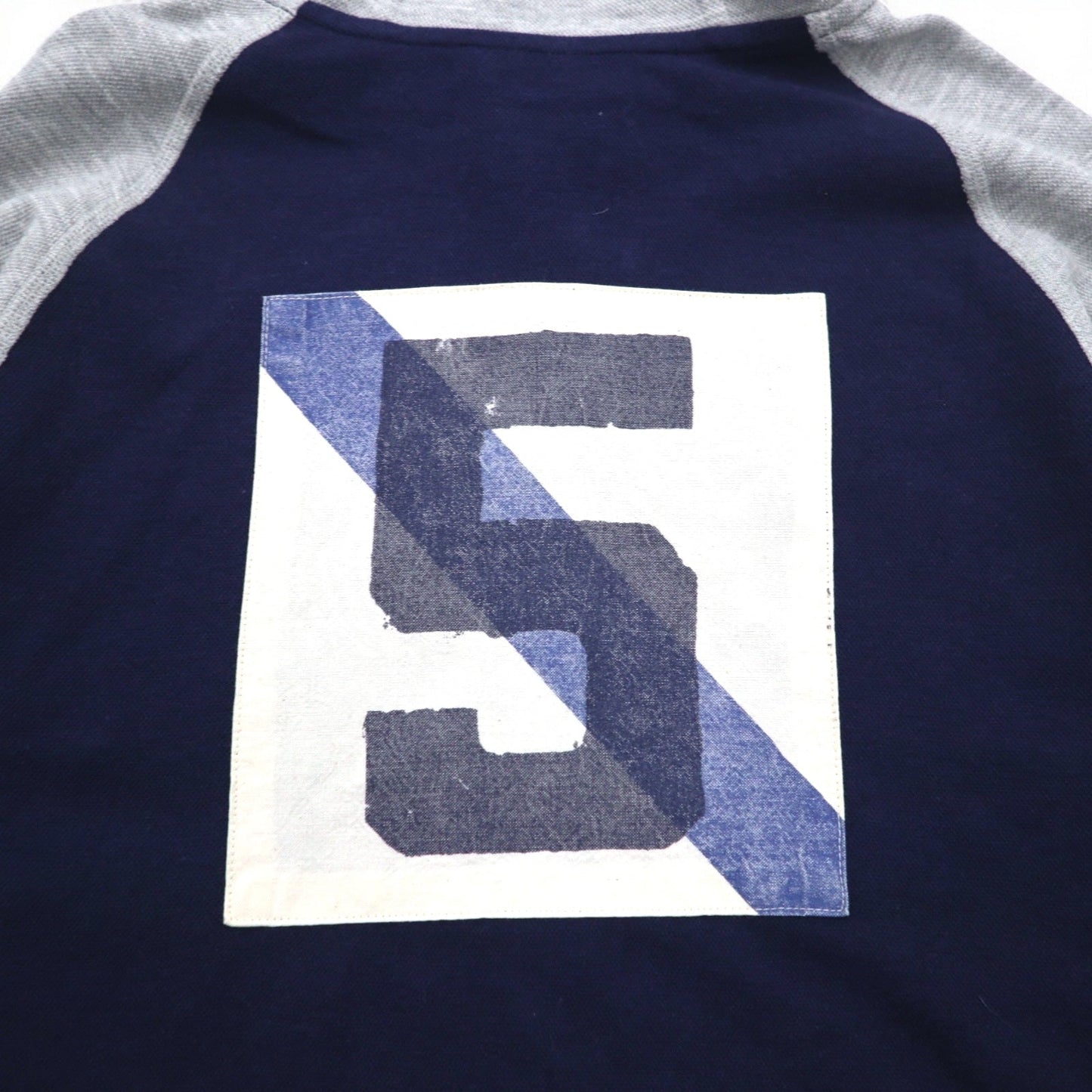 POLO RALPH LAUREN ハーフボタンパーカー XL ネイビー 鹿の子 PERFORMANCE ナンバリング スモールポニー