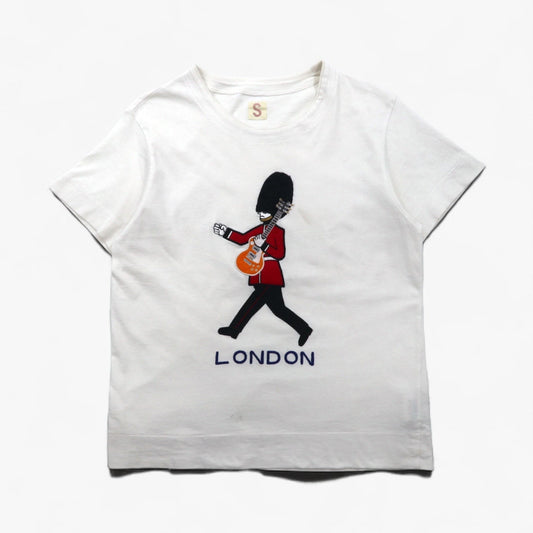 BRU NA BOIINE スーベニア Ｔシャツ S ホワイト LONDON ロンドン コットン 日本製