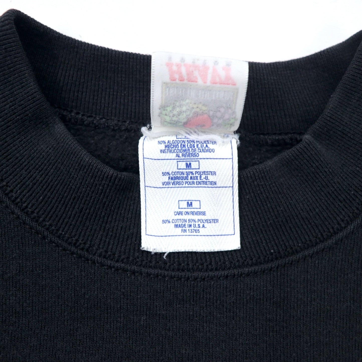 FRUIT OF THE LOOM USA製 90年代 NHL 刺繍 スウェット M ブラック コットン Penguins HOCKEY