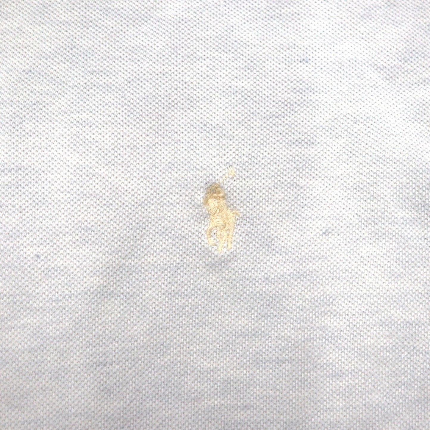 Polo by Ralph Lauren 90年代 ポロシャツ 2XL グレー 鹿の子 スモールポニー刺繍 ビッグサイズ