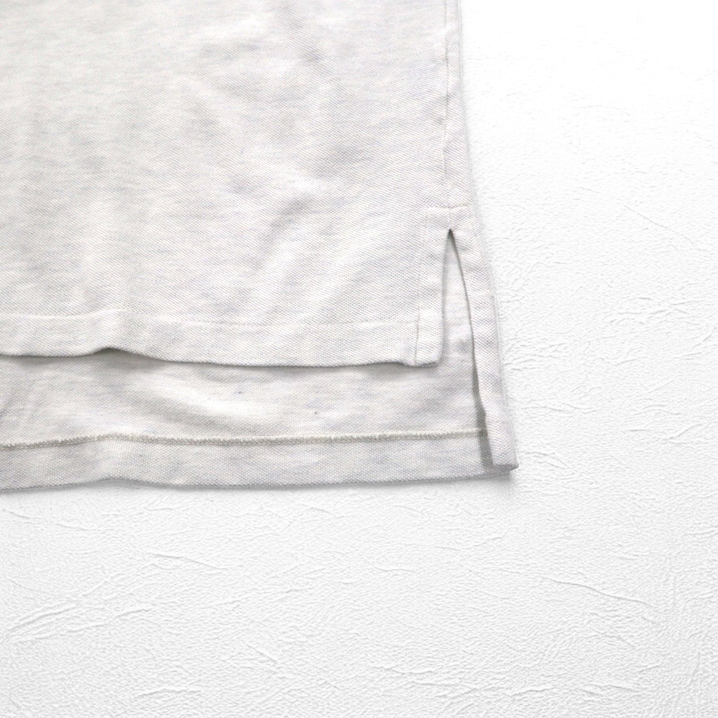 Polo by Ralph Lauren 90年代 ポロシャツ 2XL グレー 鹿の子 スモールポニー刺繍 ビッグサイズ