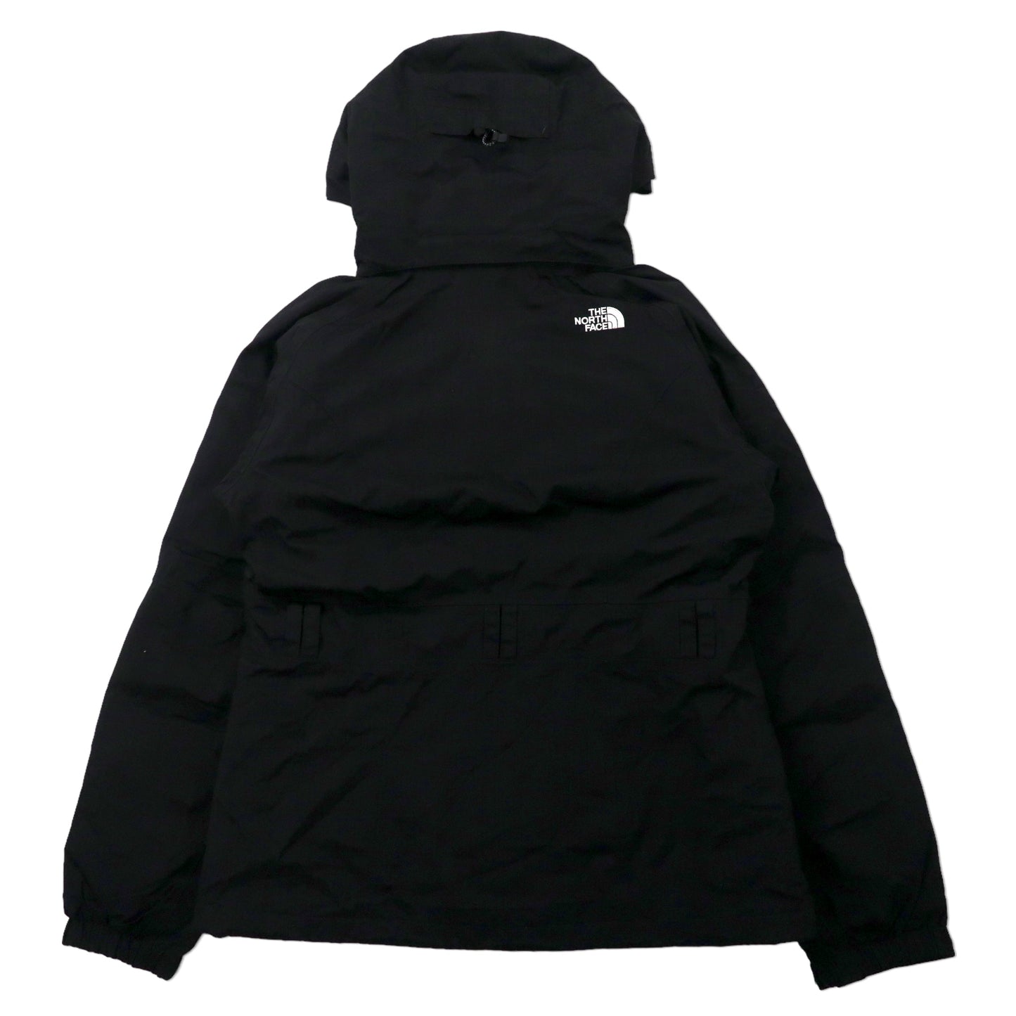 THE NORTH FACE マウンテンパーカー M ブラック ナイロン 550 HYVENT 防水 ハイネック フード着脱式