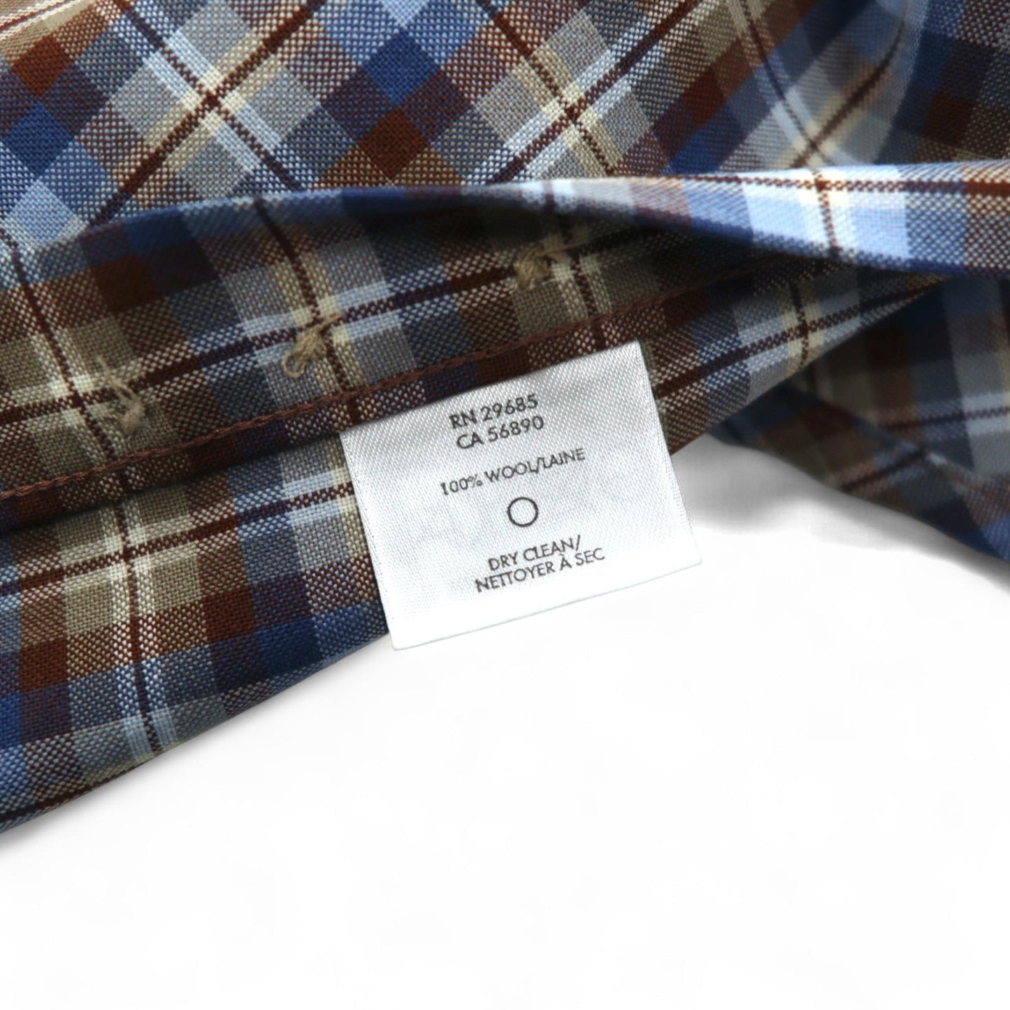 PENDLETON ウール チェック ボタンダウンシャツ L ブルー ブラウン メキシコ製