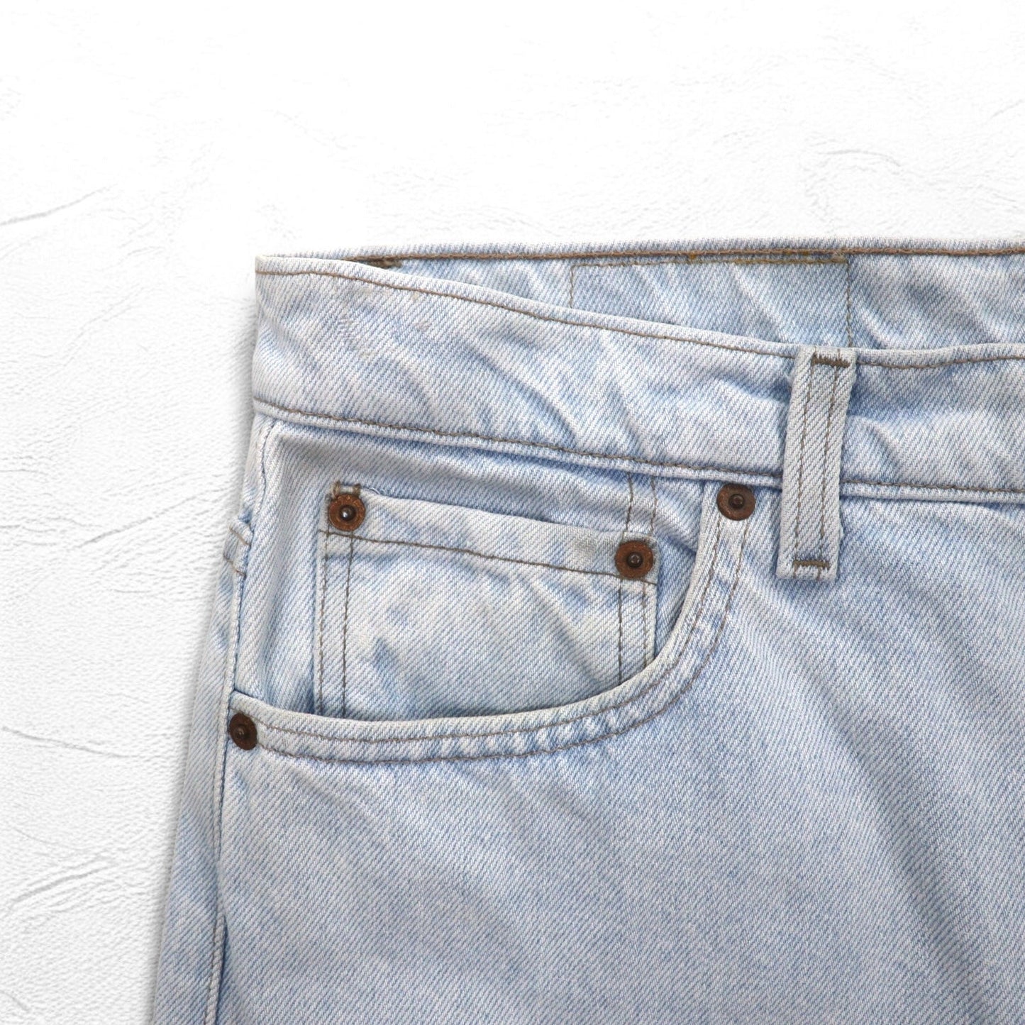 Levi's 90年代 USA製 550 RELEXED FIT テーパード デニムパンツ XL ブルー ジッパーフライ 550-4804