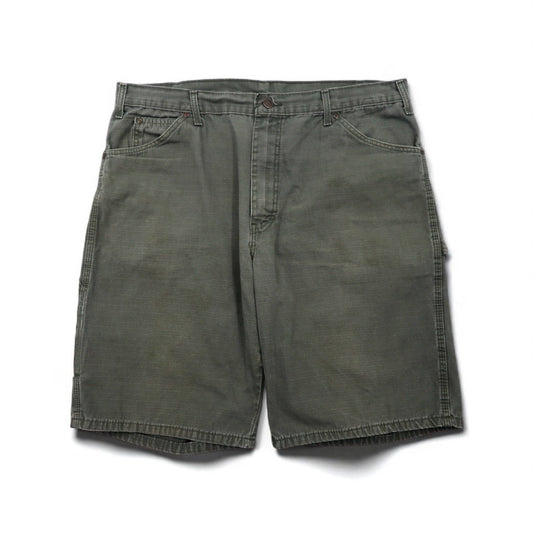 Dickies リラックスフィット リップストップ カーペンター ショートパンツ ハーフパンツ XL カーキ WR825 メキシコ製