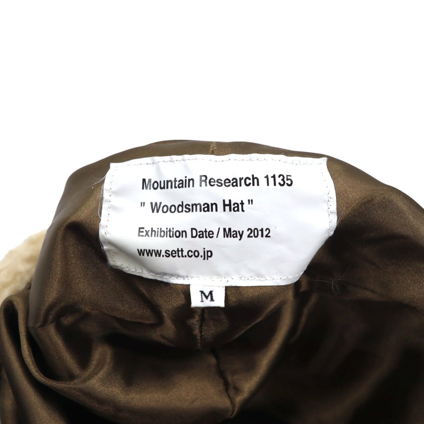 Mountain Research ボア フライトキャップ Woodsman Hat  M ベージュ 耳あて イヤーフラップ