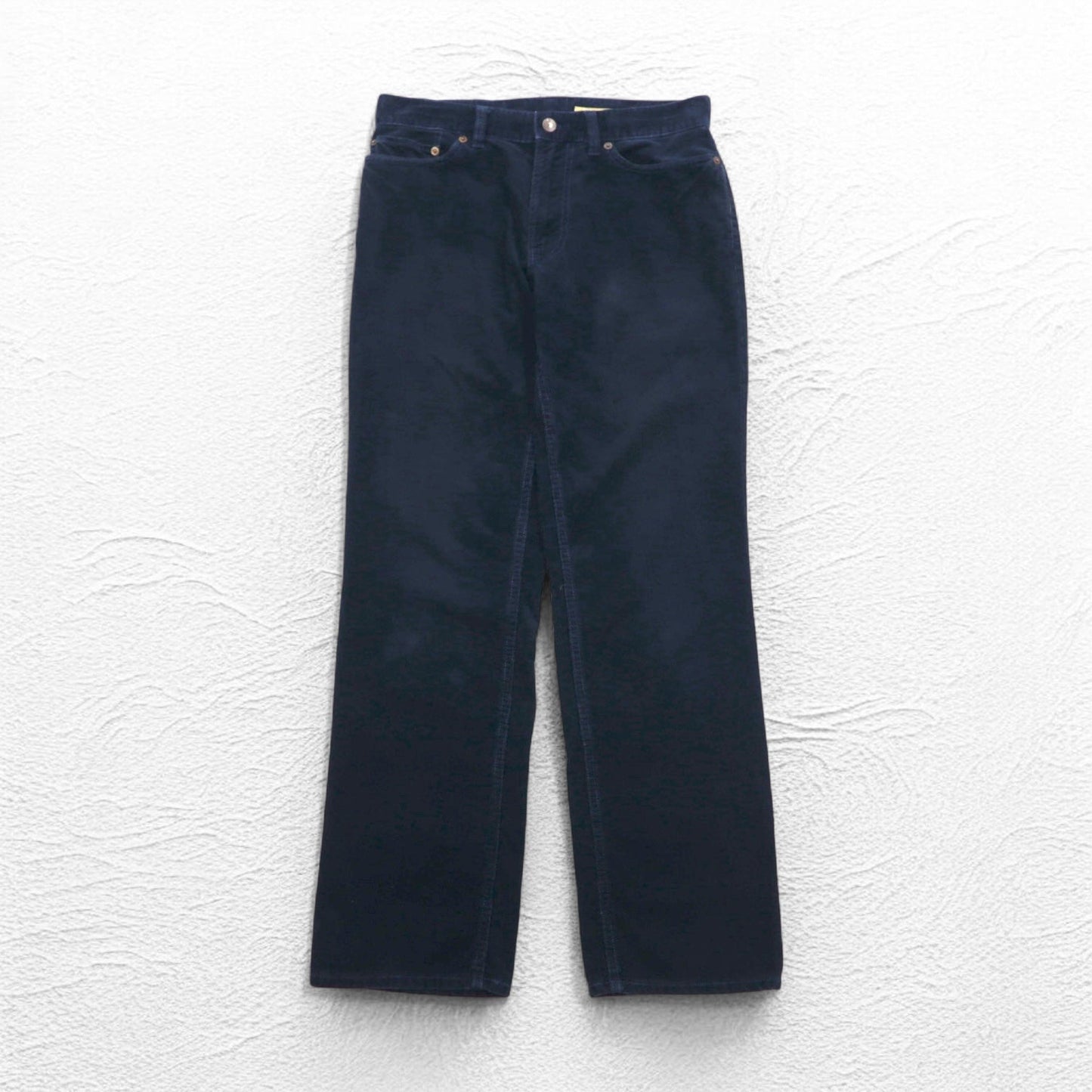 POLO RALPH LAUREN 90年代 コーデュロイパンツ M ネイビー レザーパッチ