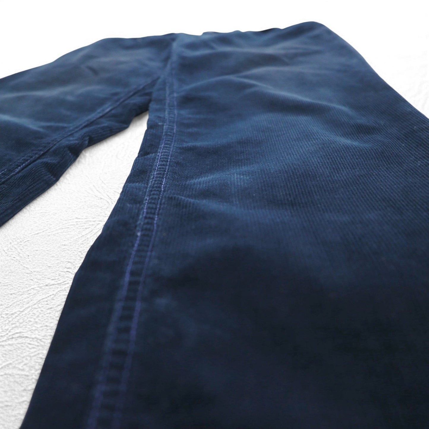 POLO RALPH LAUREN 90年代 コーデュロイパンツ M ネイビー レザーパッチ