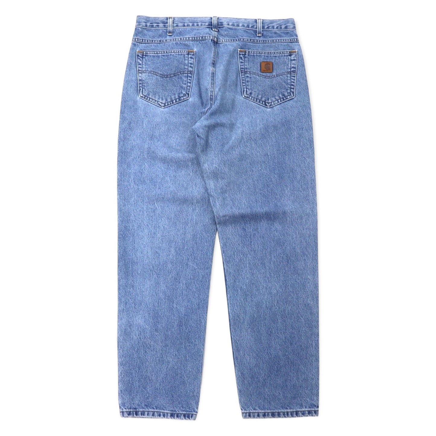 Carhartt リラックスフィット テーパード デニムパンツ 36 ブルー コットン RELAXED-FIT TAPERED JEAN デニムパンツ B17 ニカラグア製