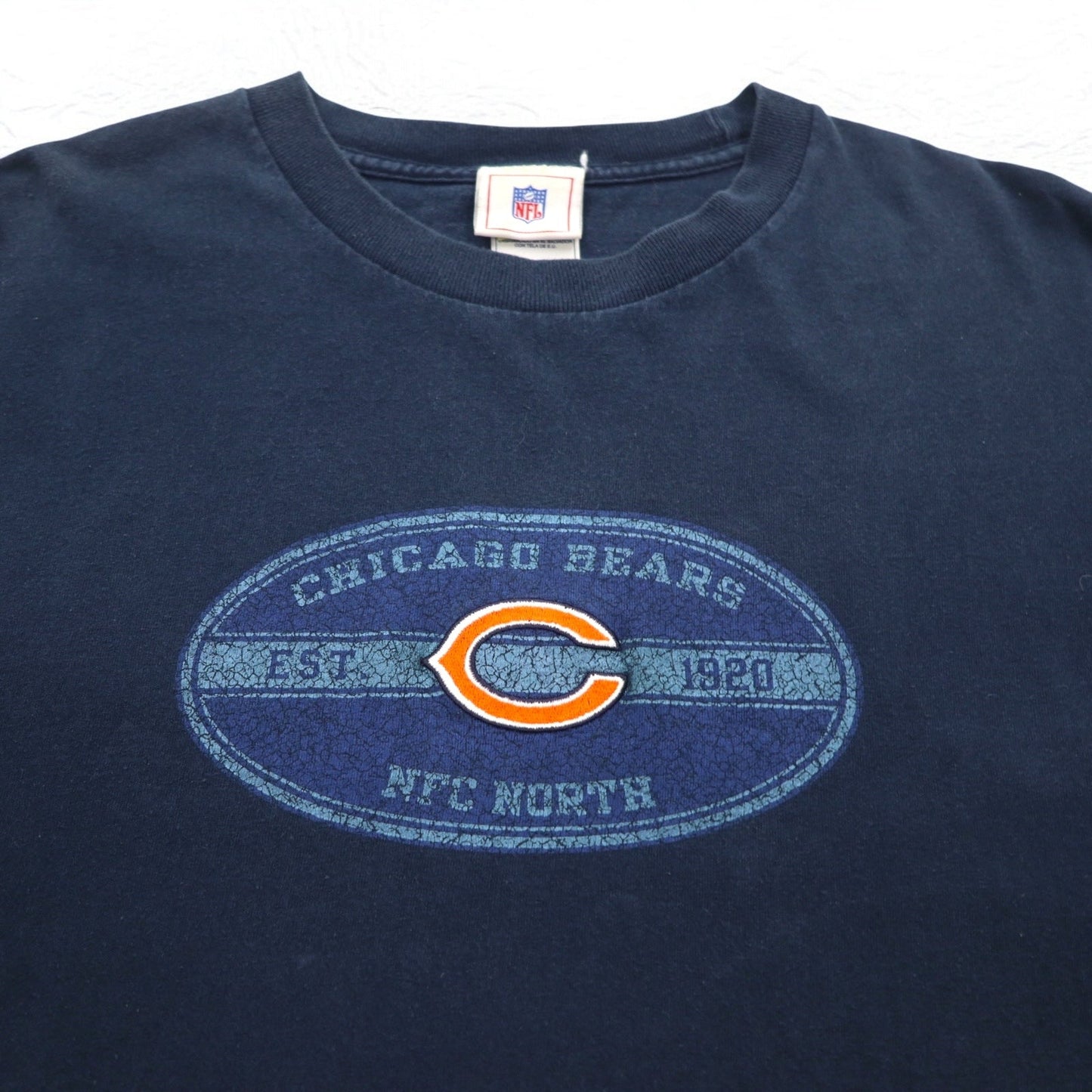NFL CHICAGO BEARS 90年代 Tシャツ XL ネイビー コットン エルサルバドル製