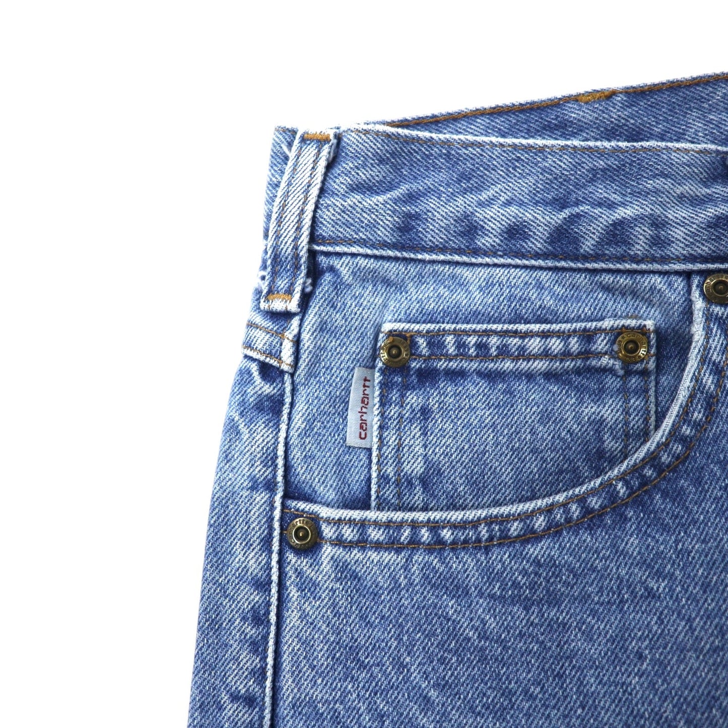 Carhartt リラックスフィット テーパード デニムパンツ 36 ブルー コットン RELAXED-FIT TAPERED JEAN デニムパンツ B17 ニカラグア製