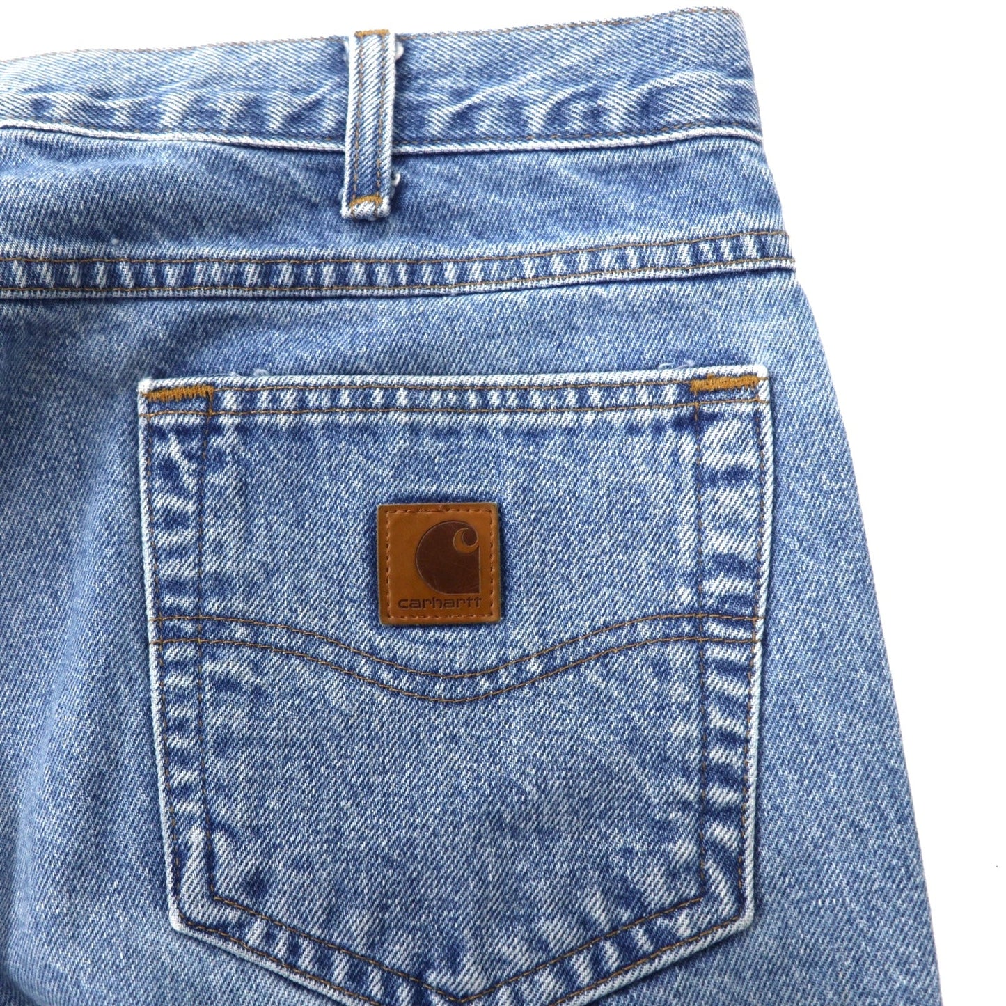 Carhartt リラックスフィット テーパード デニムパンツ 36 ブルー コットン RELAXED-FIT TAPERED JEAN デニムパンツ B17 ニカラグア製