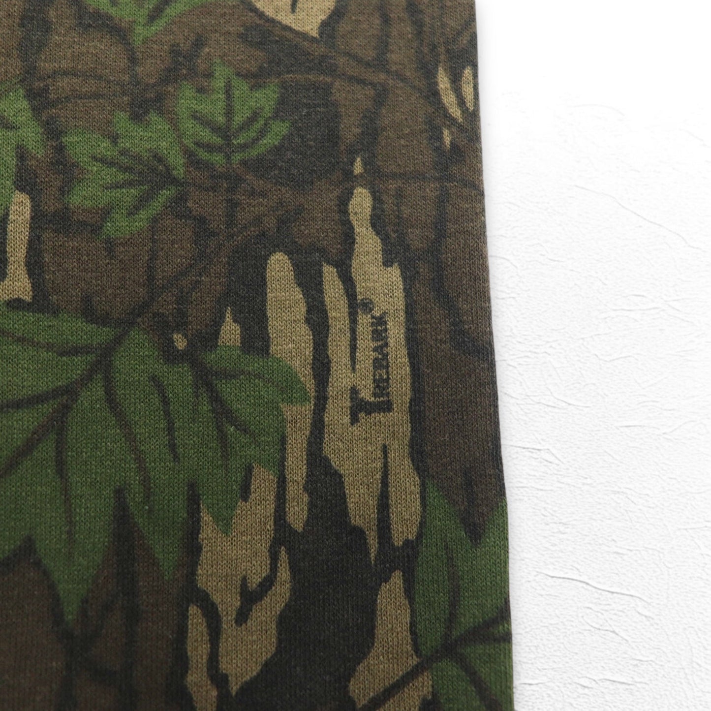 DUCK BAY 90年代 USA製 TREBARK ポケット Tシャツ ポケT XL カーキ カモフラ リアルツリー