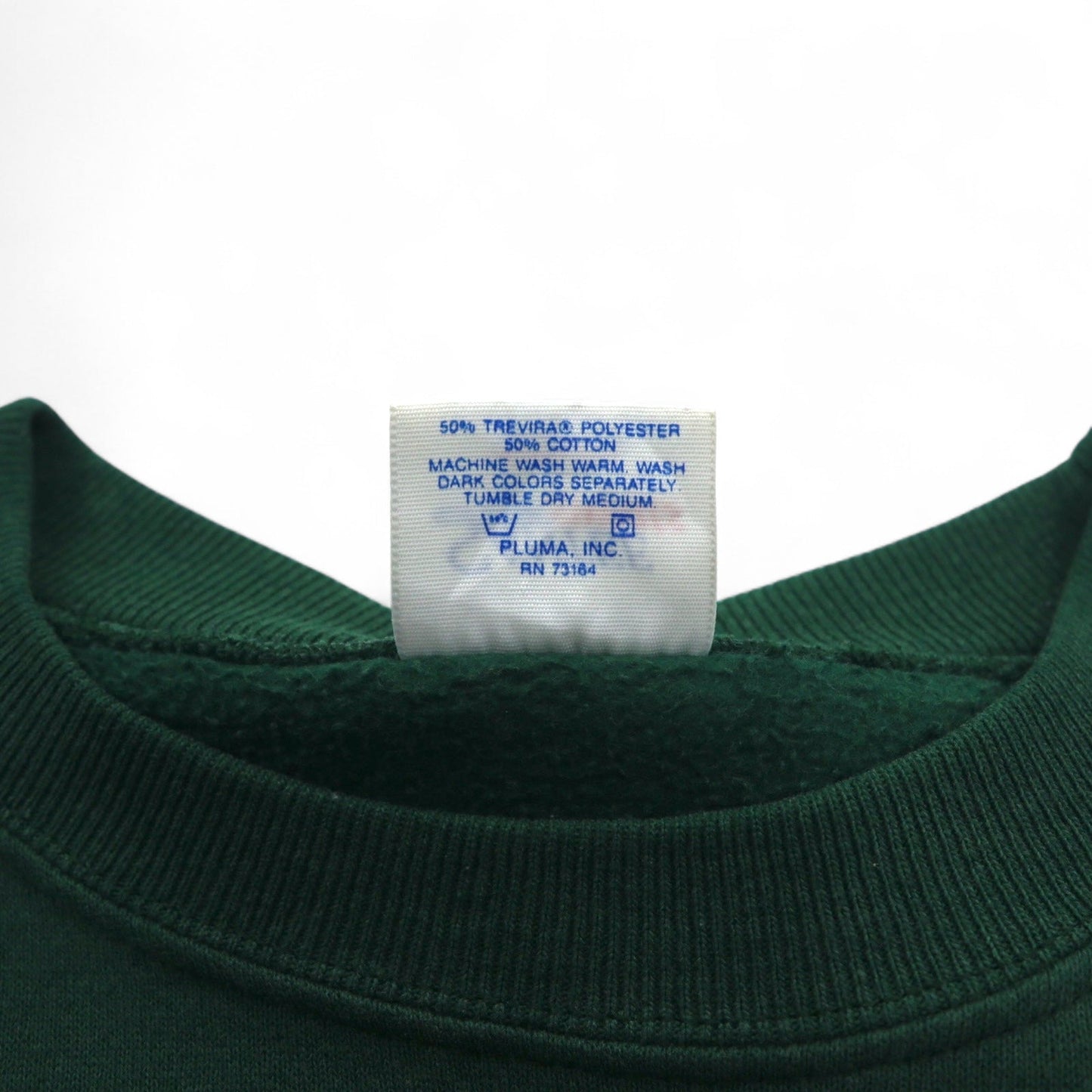 SANTEE by PLUMA USA製 90年代 NCAA カレッジ プリント スウェット L グリーン 裏起毛 Miami Hurricanes