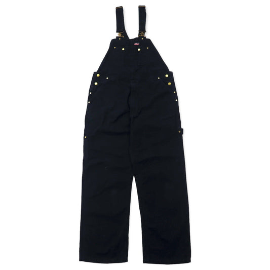 Dickies ダック オーバーオール XXL ブラック コットン