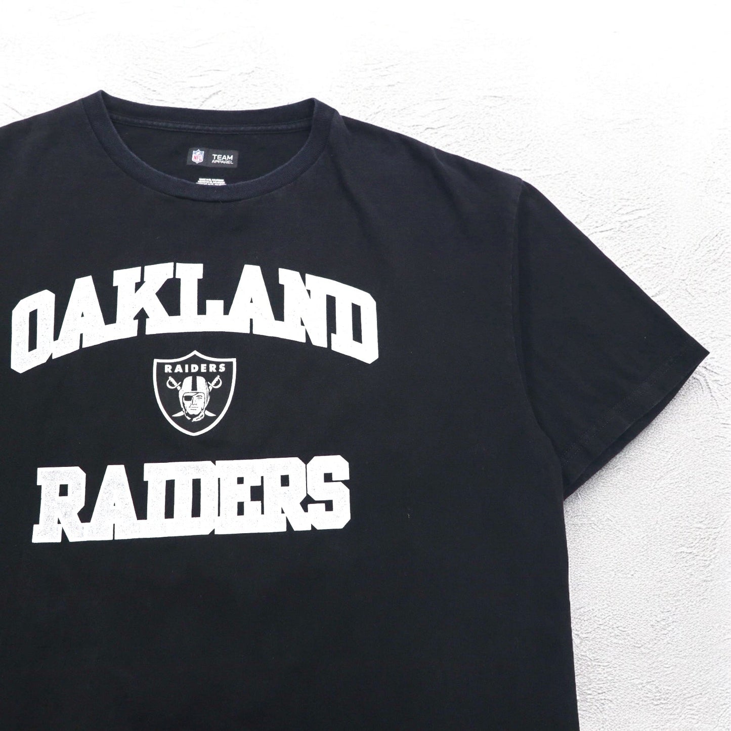 NFL TEAM APPAREL プリント Tシャツ L ブラック OAKLAND RAIDERS エルサルバドル製