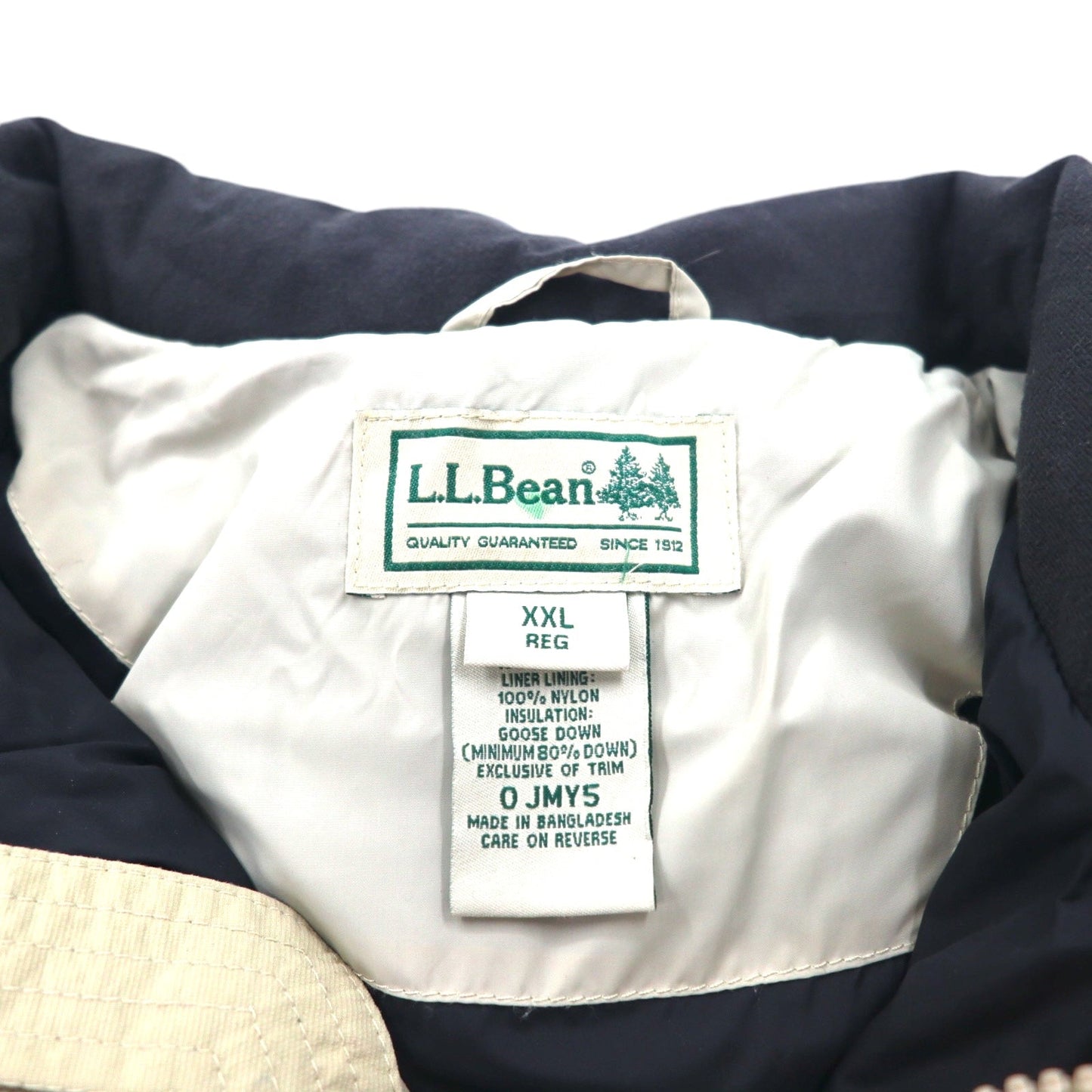 L.L.Bean 3WAY ゴアテックス GORE-TEX ダウンジャケット マウンテンパーカー XXL ベージュ Maine Warden's 3-in-1 Parka JMY5