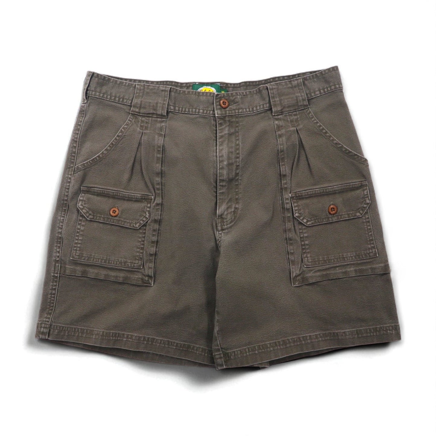 Cabela's 90年代 ブッシュ ショートパンツ ハーフパンツ L カーキ コットン ポケット