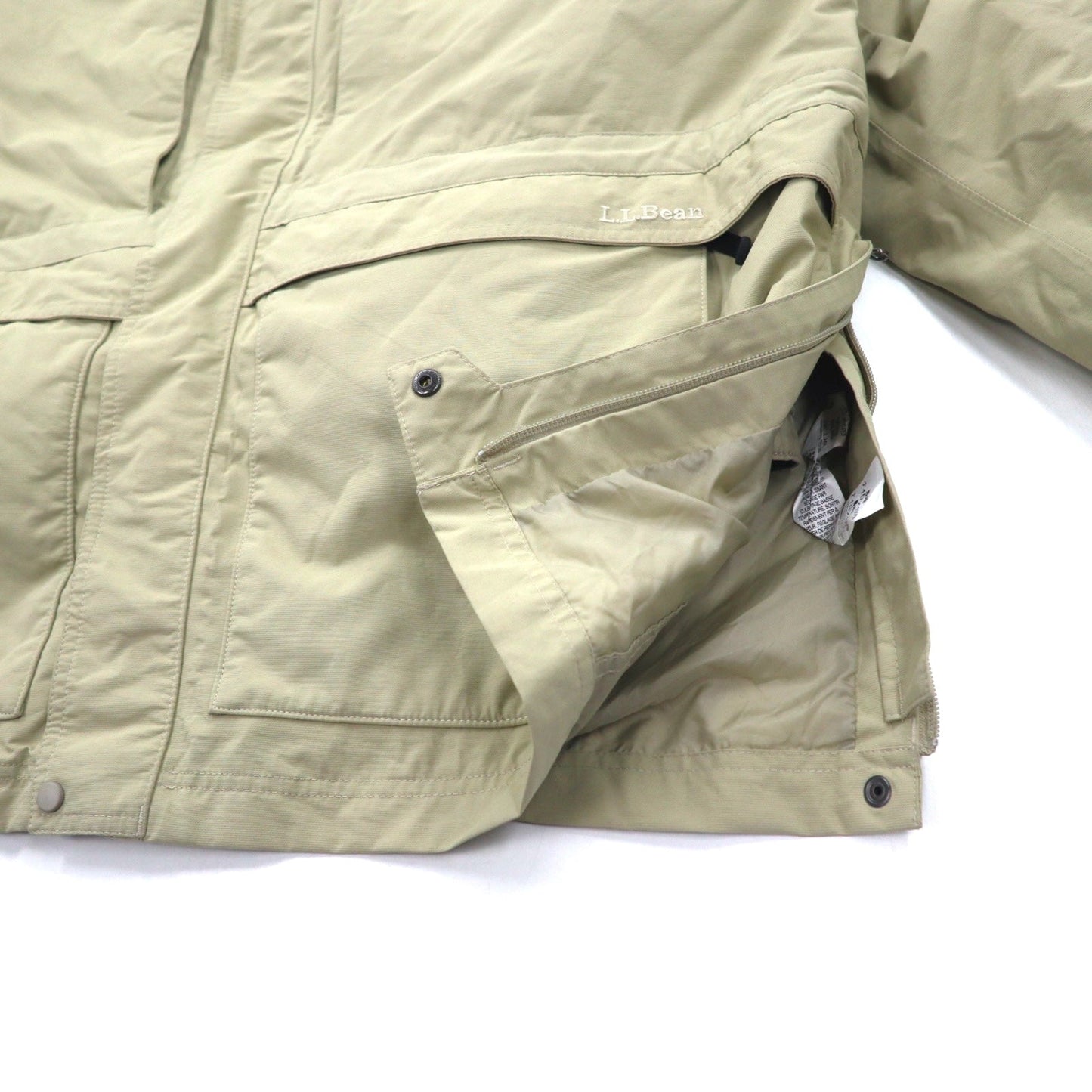 L.L.Bean 3WAY ゴアテックス GORE-TEX ダウンジャケット マウンテンパーカー XXL ベージュ Maine Warden's 3-in-1 Parka JMY5