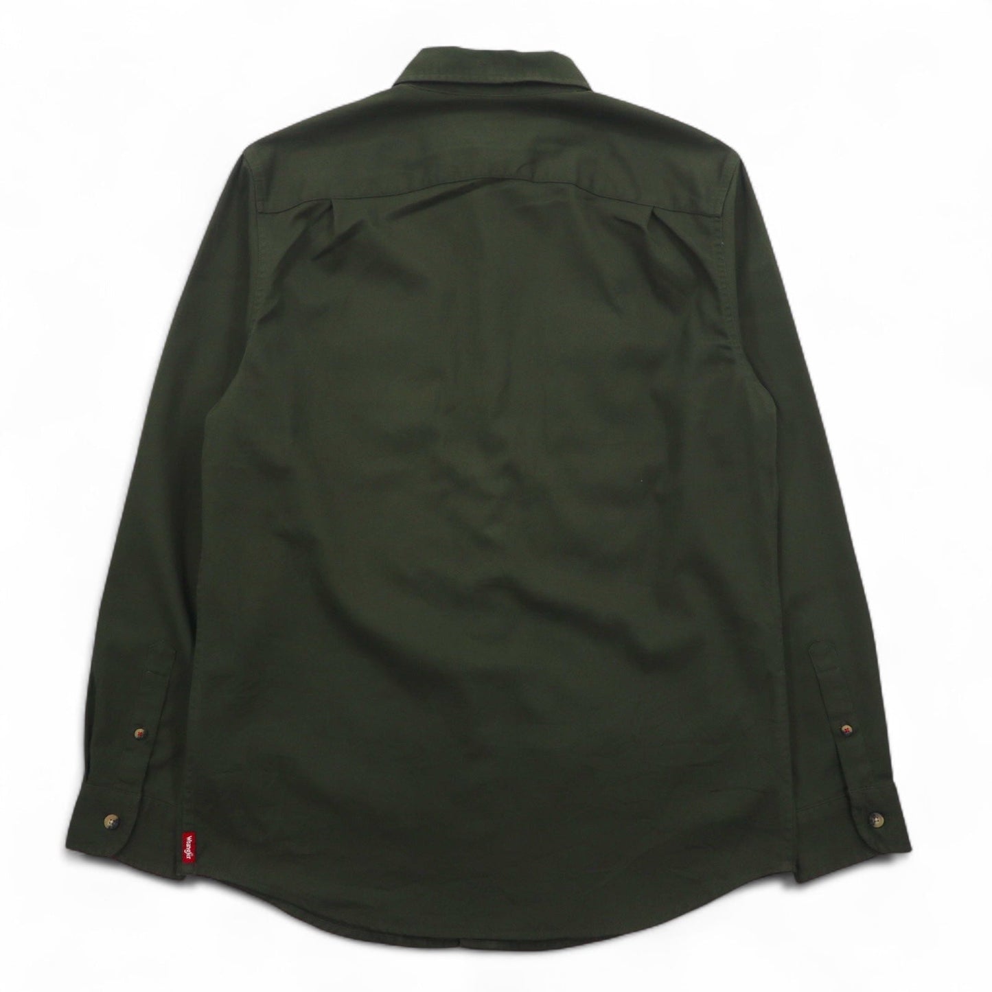 Wrangler ワークシャツ M カーキ Epic Soft Long Sleeve Twill Woven Shirt HLB2AWG 未使用品
